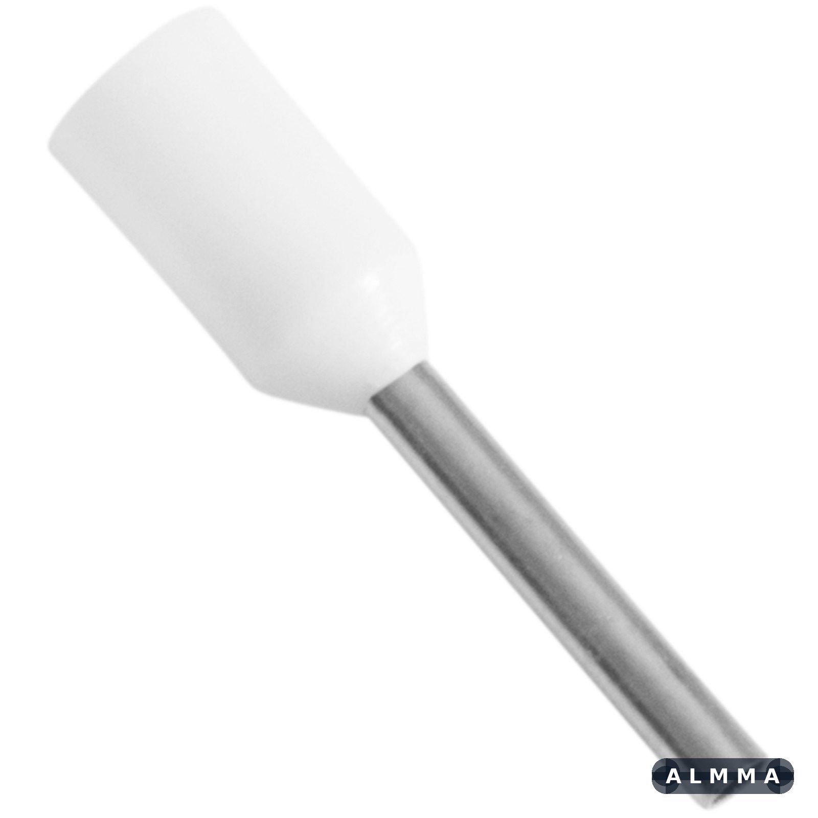 Terminais de Conexão Tubulares Tramontina em cobre estanhado e nylon 0,5 mm² x 8 Branco 100 Peças 50 UNIDADES EMB.MINIMA