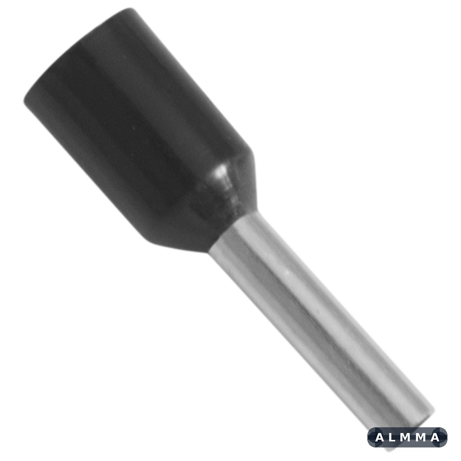 Terminais de Conexão Tubulares Tramontina em cobre estanhado e nylon 1,5 mm² x 8 Preto 100 Peças 1 UNIDADES EMB.MINIMA