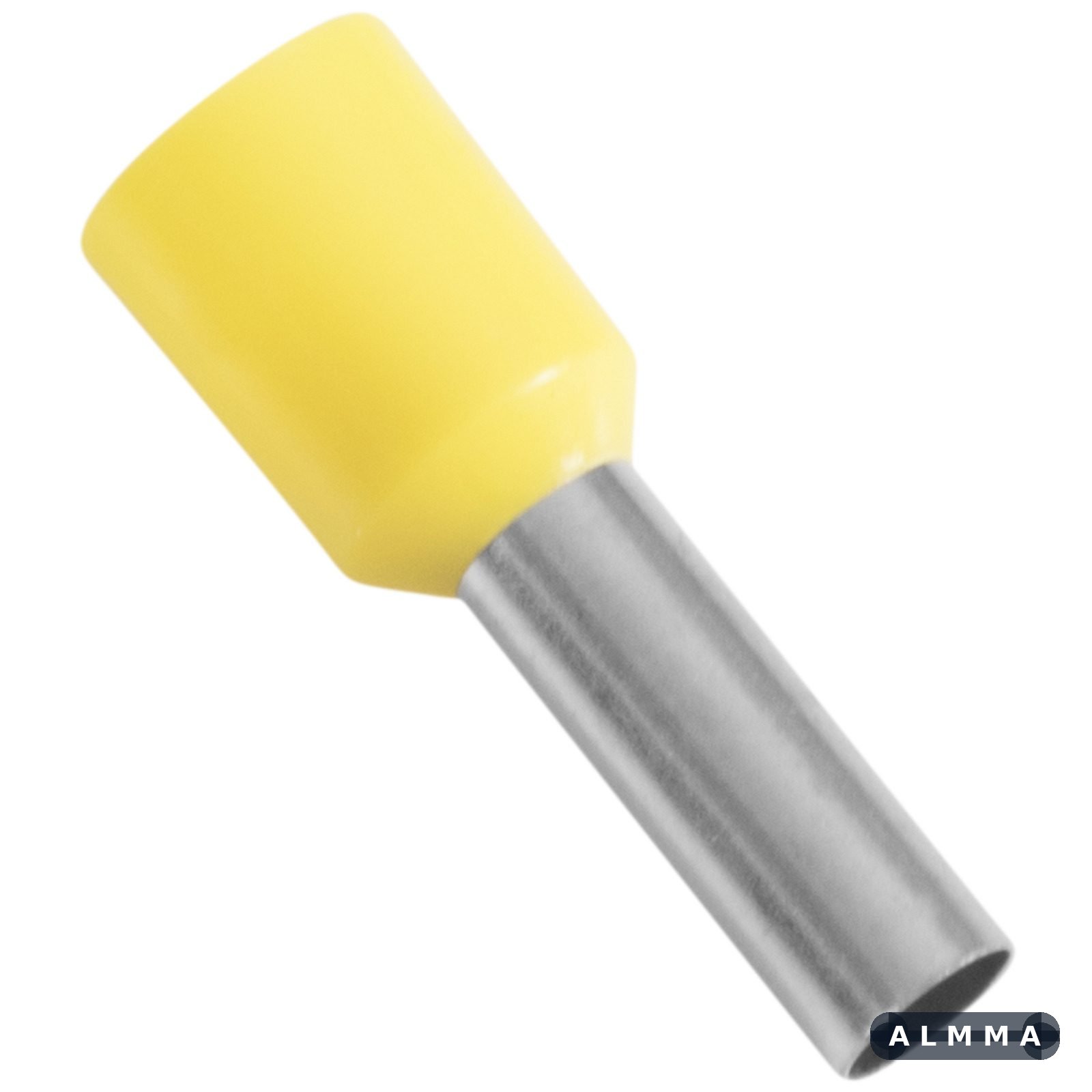 Terminais de Conexão Tubulares Tramontina em cobre estanhado e nylon 6 mm² x 12 Amarelo 50 Peças 50 UNIDADES EMB.MINIMA