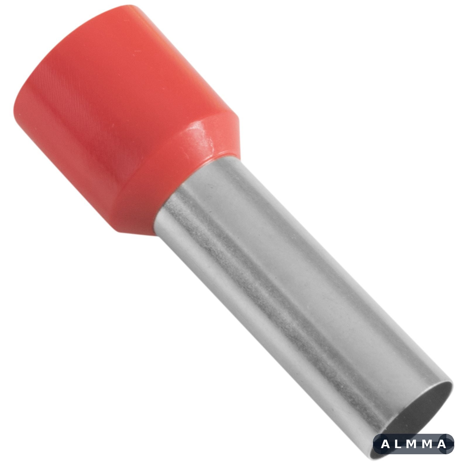 Terminais de Conexão Tubulares Tramontina em cobre estanhado e nylon 35 mm² x 25 Vermelho 10 Peças 50 UNIDADES EMB.MINIMA