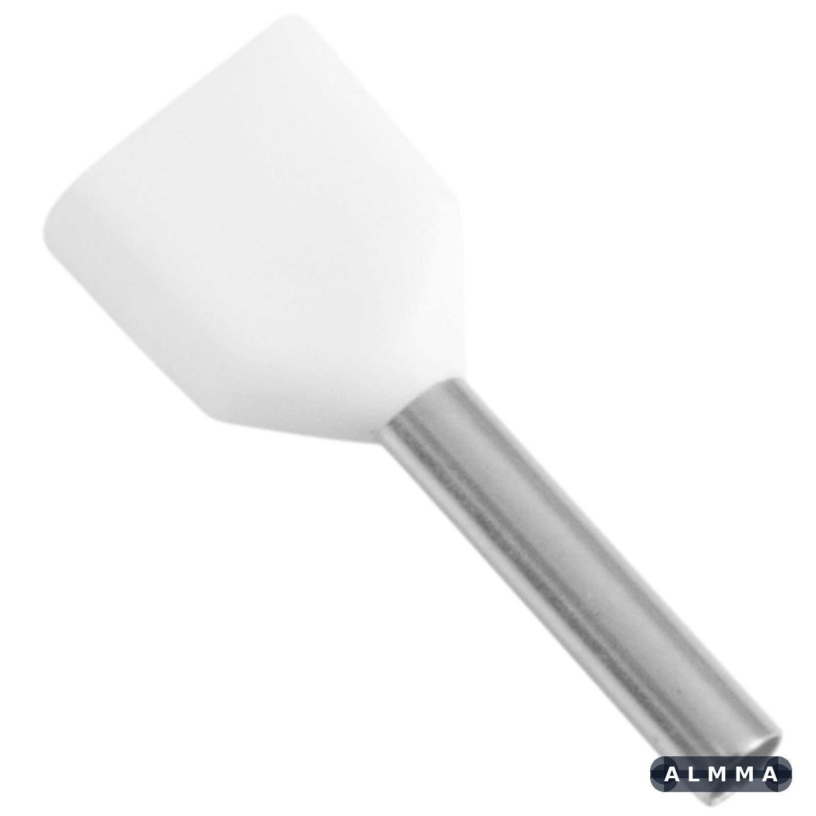 Terminais de Conexão Tubulares Duplos Tramontina em cobre estanhado e nylon 0,5 mm² x 8 Branco 100 Peças 50 UNIDADES EMB.MINIMA