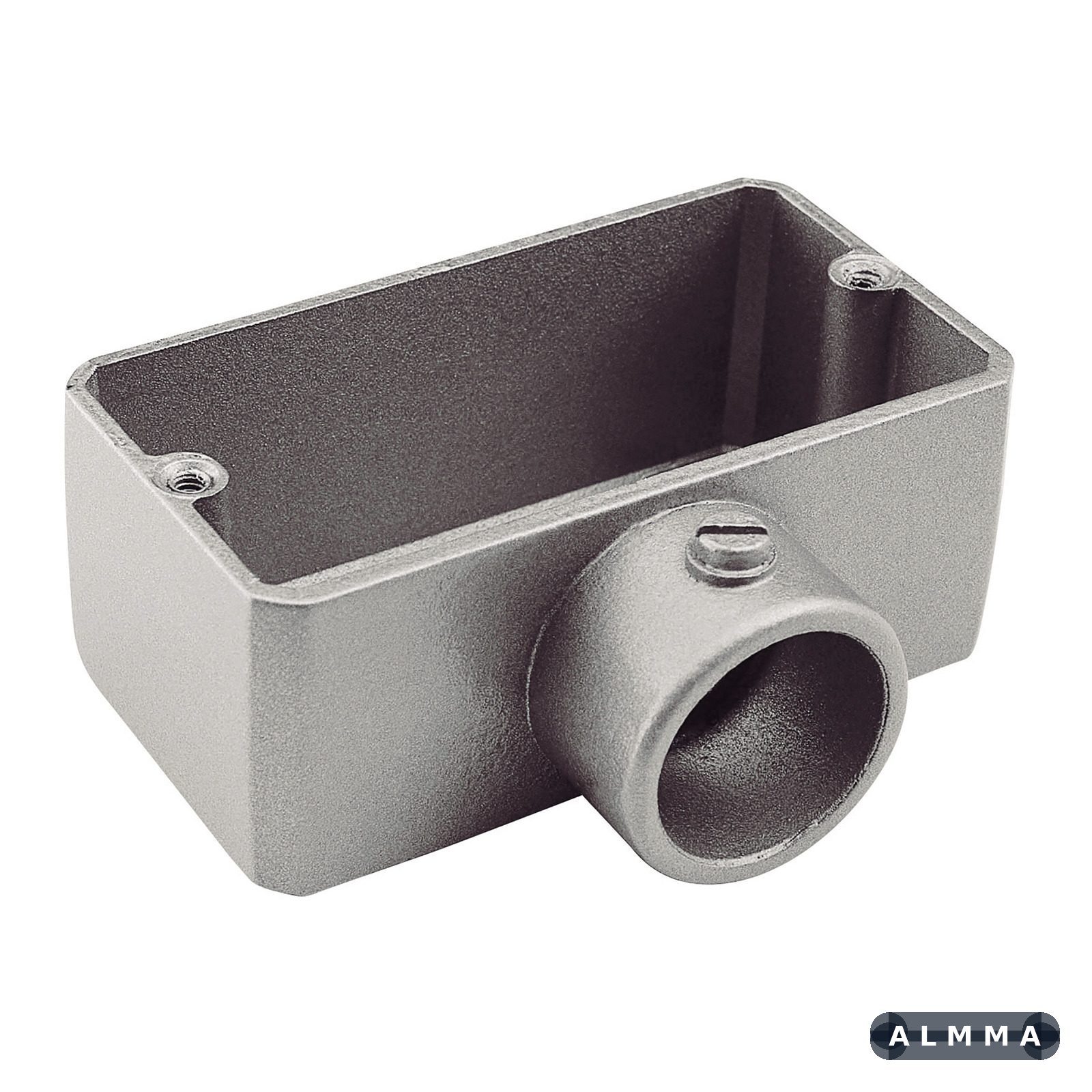 Condulete fixo 1.1/2" tipo "B" - com tampa / rosca BSP / com pintura eletrostática a pó 12 UN. EMB.MINIMA