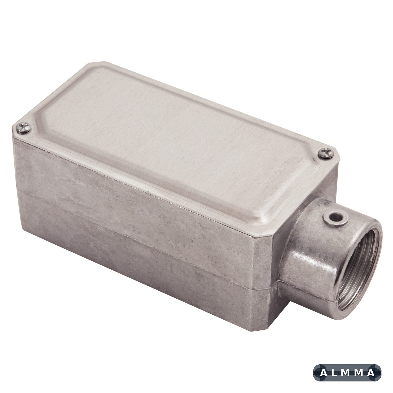 Condulete Fixo 1" Tramontina Tipo E com Rosca BSP e com Tampa Estampada 12 UNIDADES EMB.MINIMA