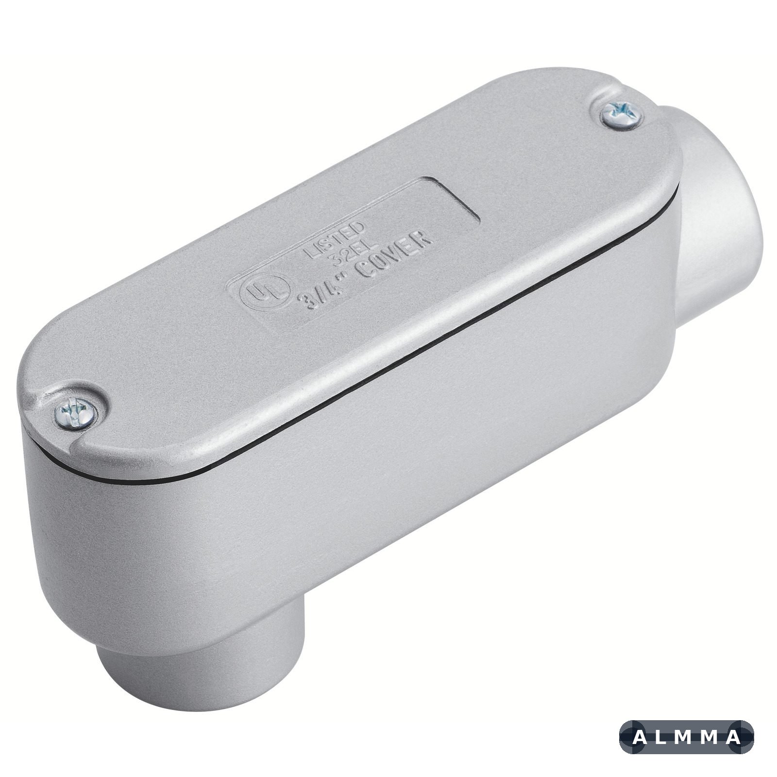 Condulete Fixo Ovalado 1.1/2" Tipo LB Tramontina com Tampa e Rosca com Pintura Eletrostática a Pó 6 UNIDADES EMB.MINIMA