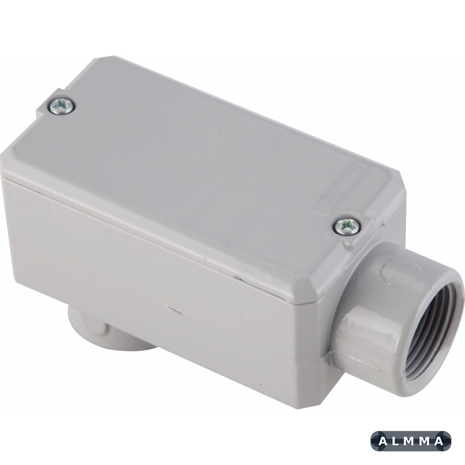 Condulete Fixo 1/2" Tipo LB Tramontina com Rosca e Tampa com Pintura Eletrostática a Pó 12 UN. EMB.MINIMA