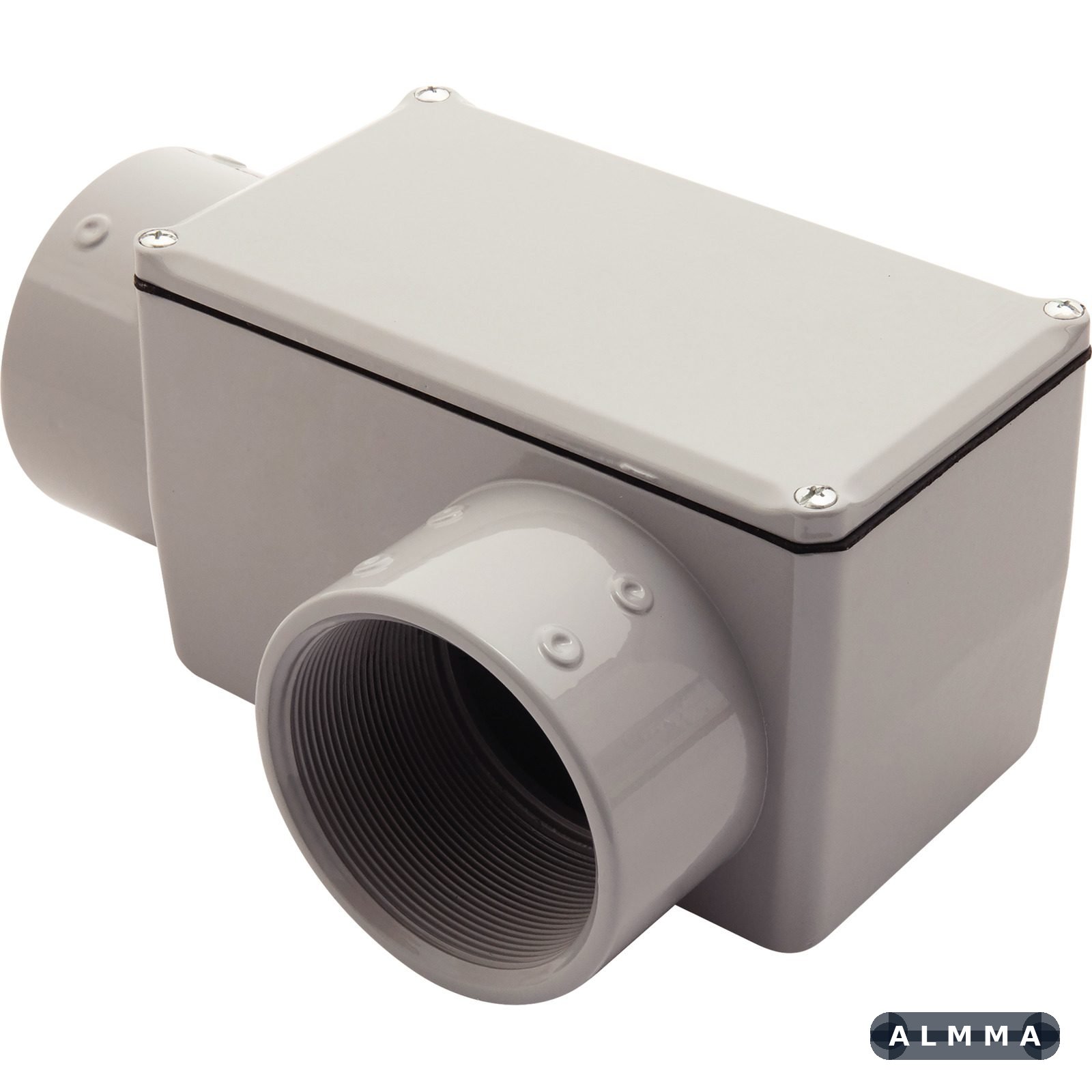 Condulete Fixo 2.1/2" Tipo LL Tramontina com Tampa e Rosca com Pintura Eletrostática a Pó 2 UNIDADES EMB.MINIMA