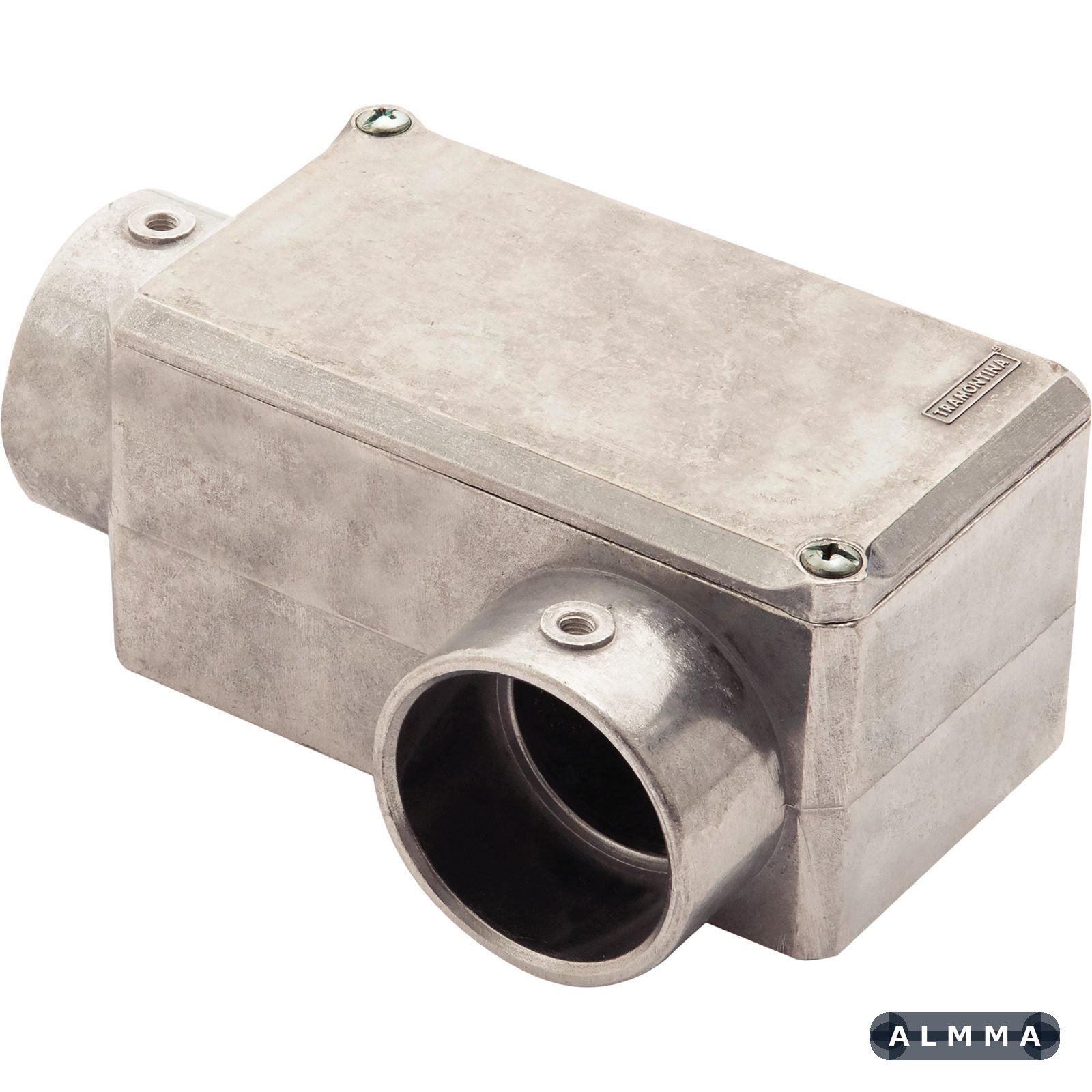 Condulete Fixo 1.1/2" Tipo LL Tramontina com Tampa e sem Rosca 6 UNIDADES EMB.MINIMA