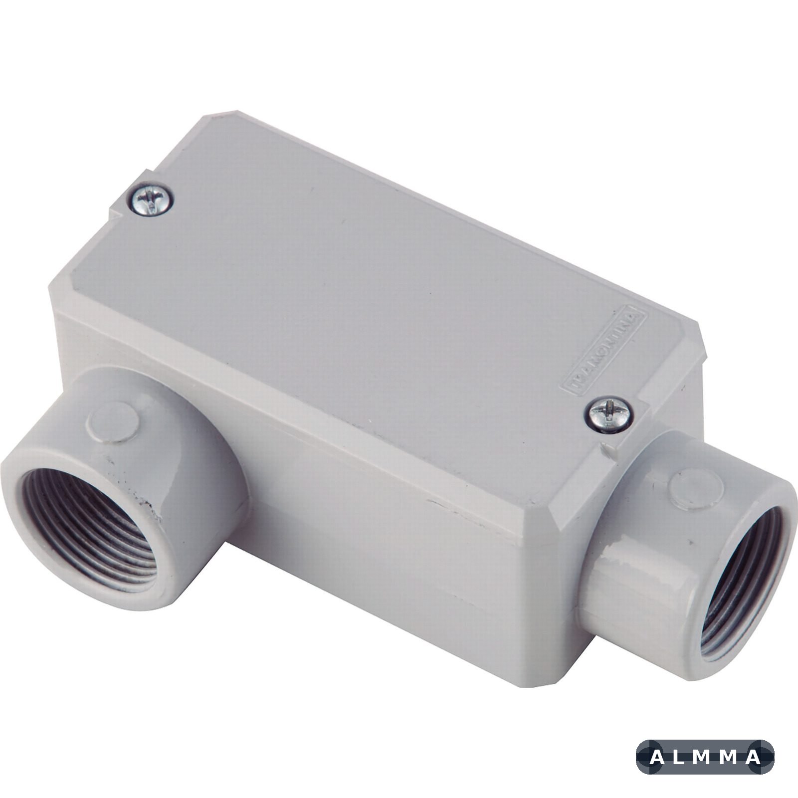 Condulete Fixo 2" Tipo LR Tramontina com Tampa com Rosca NPT e com Pintura Eletrostática a Pó 6 UNIDADES EMB.MINIMA