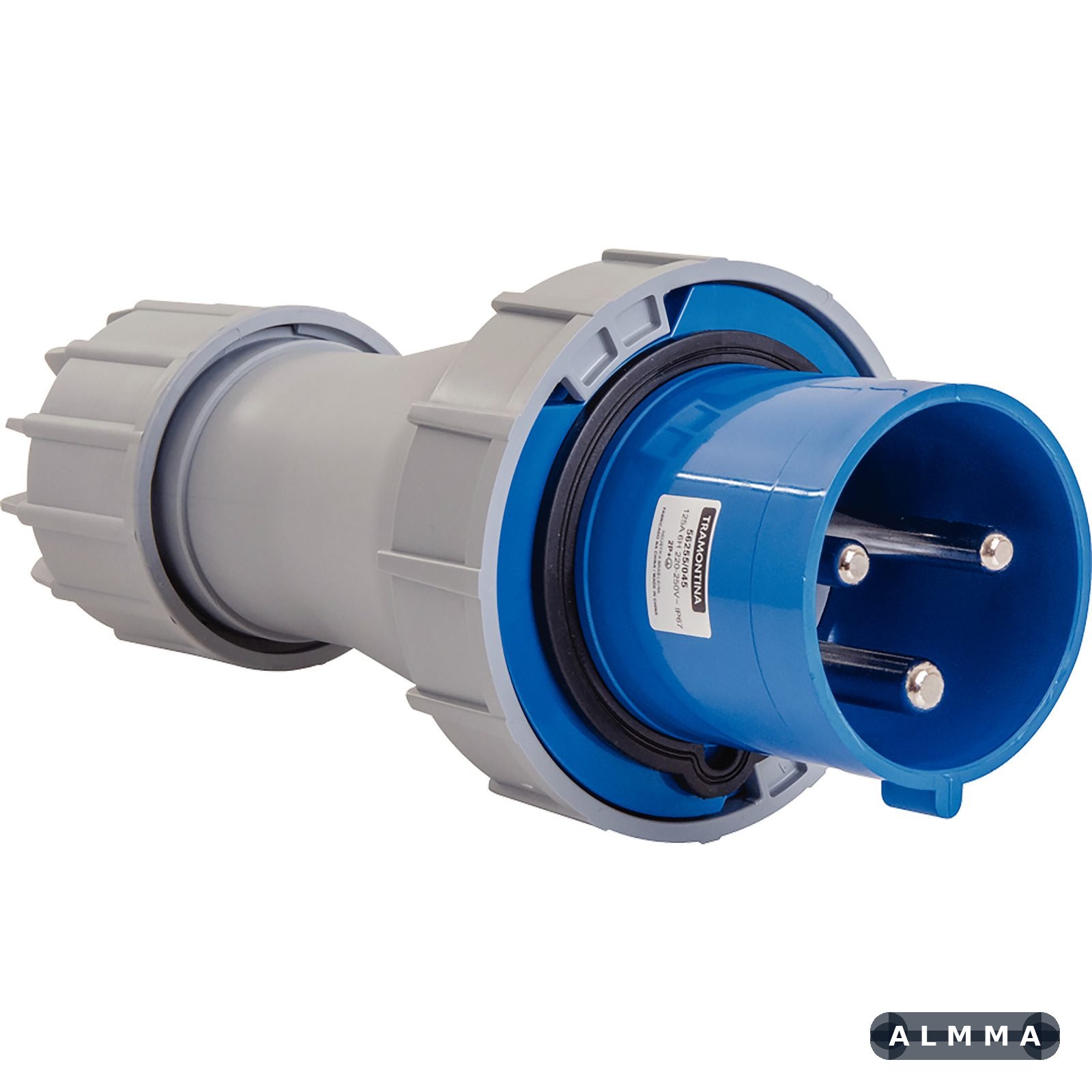 Plugue Móvel Industrial 2P+T 125 A 220-250 Vca 6 H Tramontina 1 UNIDADES EMB.MINIMA