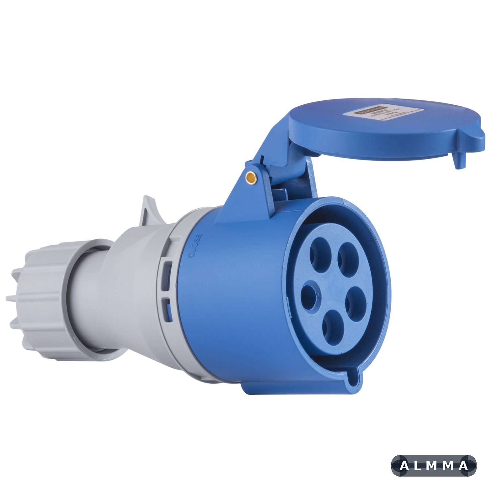 Tomada de Acoplamento Industrial 3P+N+T Tramontina 32 A 220-250 V 9 H IP44 10 UNIDADES EMB.MINIMA
