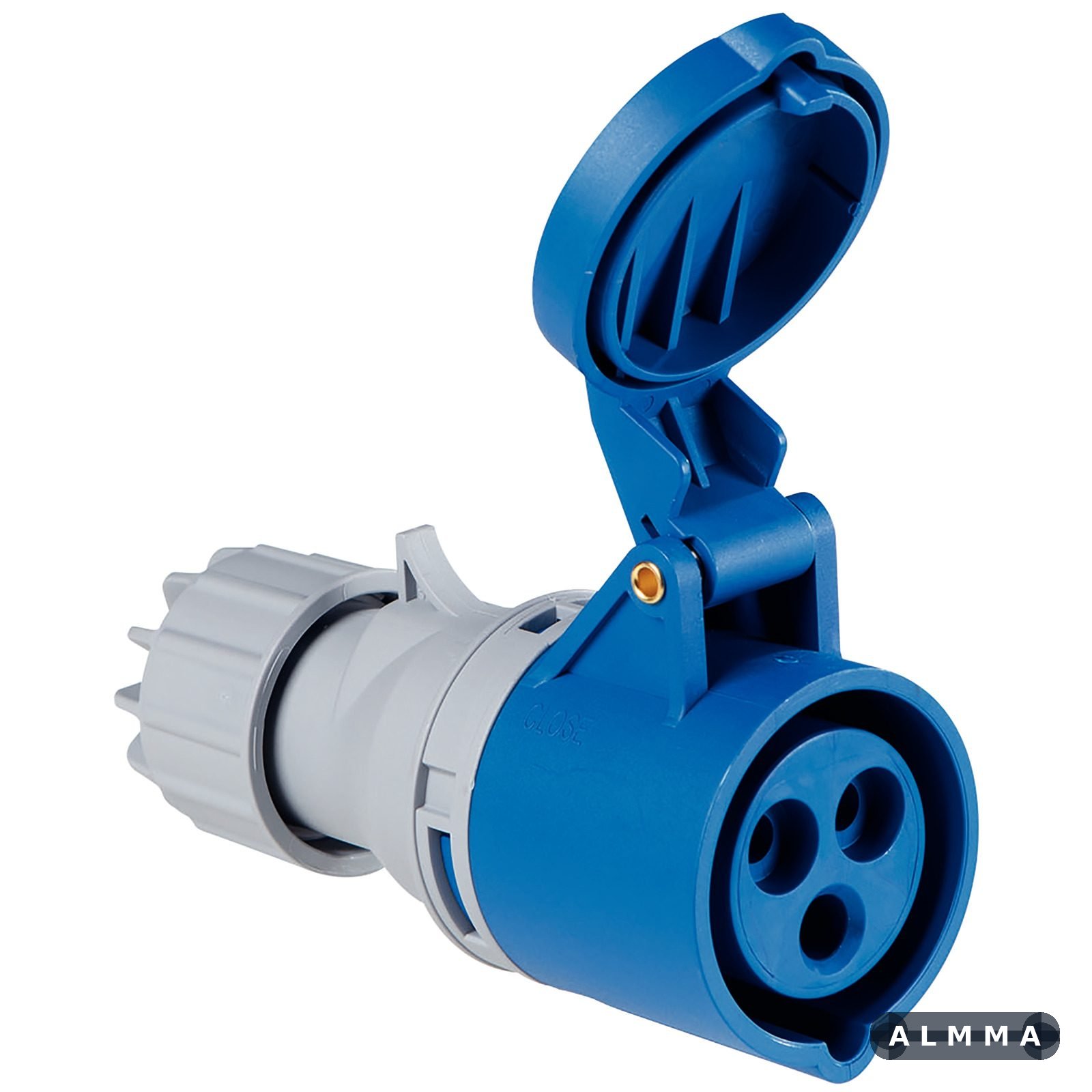 Tomada de Acoplamento Industrial 2P+T 16 A 220-250 Vca 6 H Tramontina 10 UNIDADES EMB.MINIMA