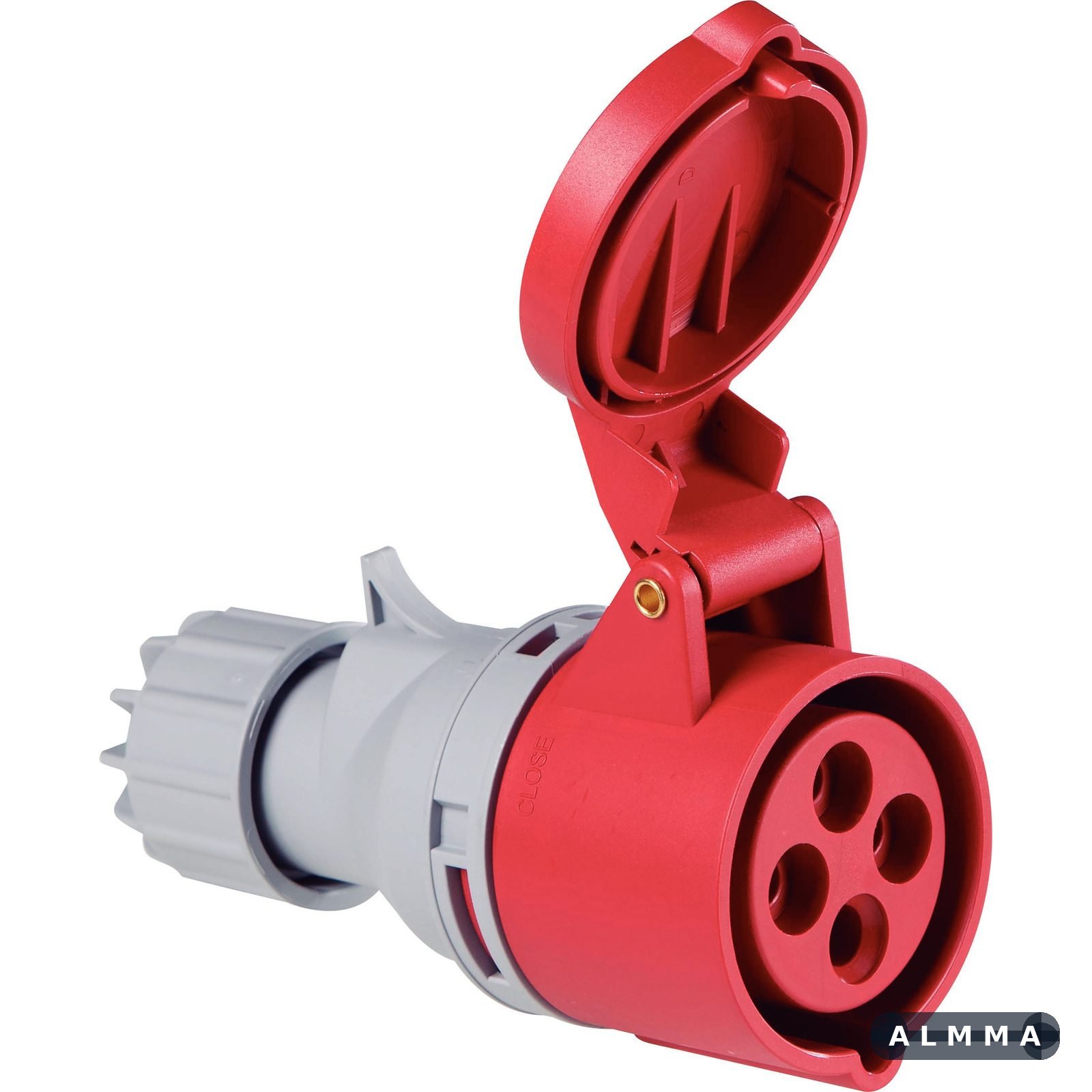 Tomada de Acoplamento Industrial 3P+T 16 A 380-415 Vca 6 H Tramontina 10 UNIDADES EMB.MINIMA
