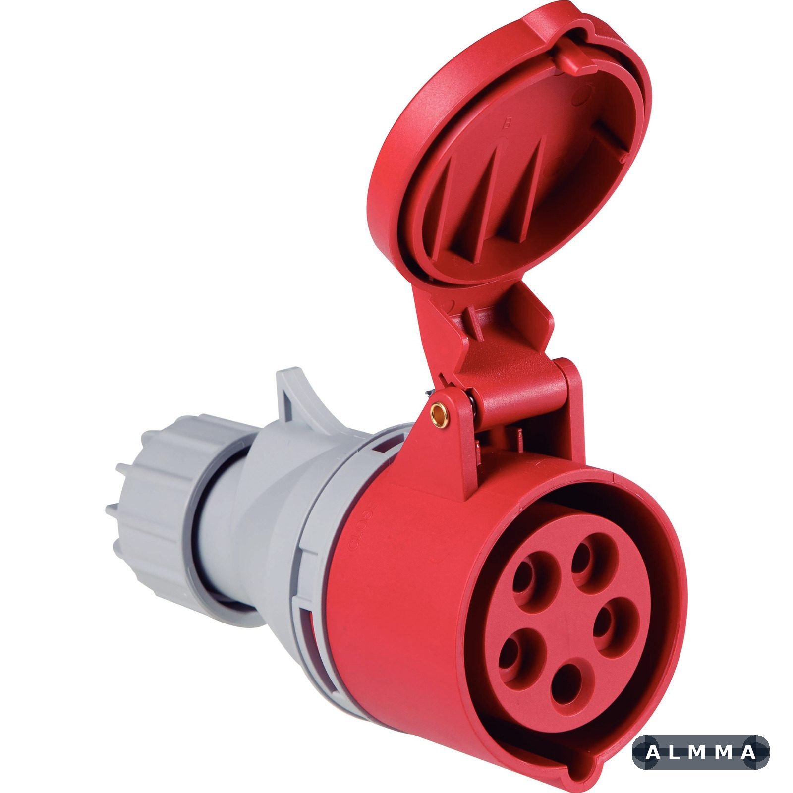 Tomada de Acoplamento Industrial 3P+N+T 16 A 380-415 Vca 6 H Tramontina 10 UNIDADES EMB.MINIMA