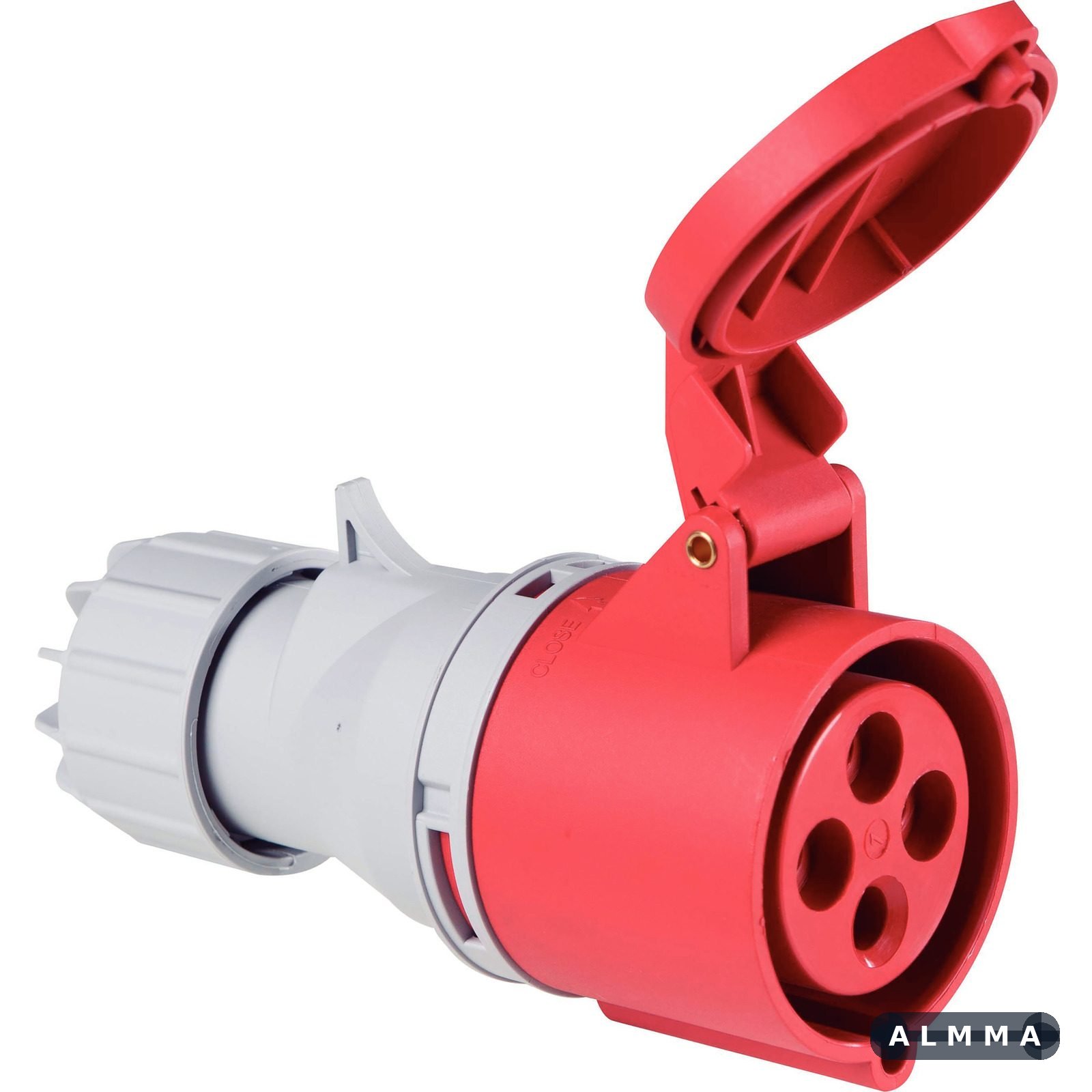 Tomada de Acoplamento Industrial 3P+T 32 A 380-415 Vca 6 H Tramontina 10 UNIDADES EMB.MINIMA