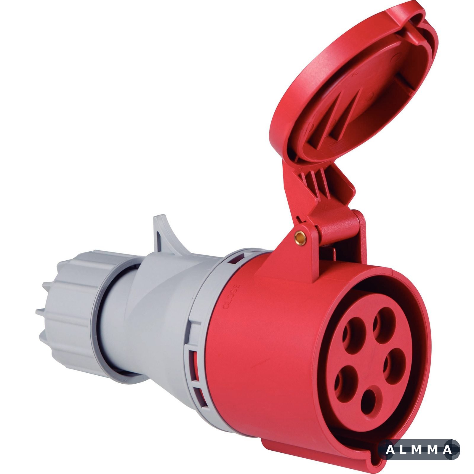 Tomada de Acoplamento Industrial 3P+N+T 32 A 380-415 Vca 6 H Tramontina 10 UNIDADES EMB.MINIMA