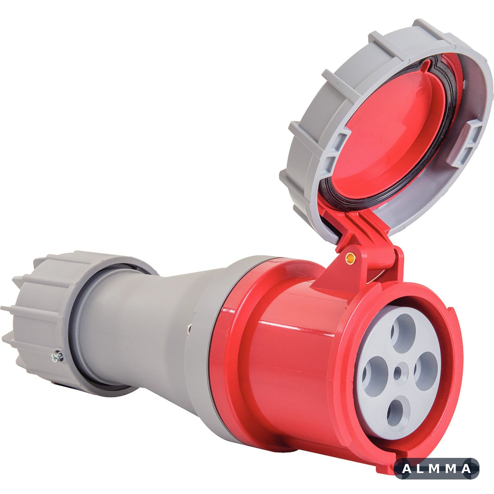 Tomada de Acoplamento Industrial 3P+T 125 A 380-415 Vca 6 H Tramontina 1 UNIDADES EMB.MINIMA