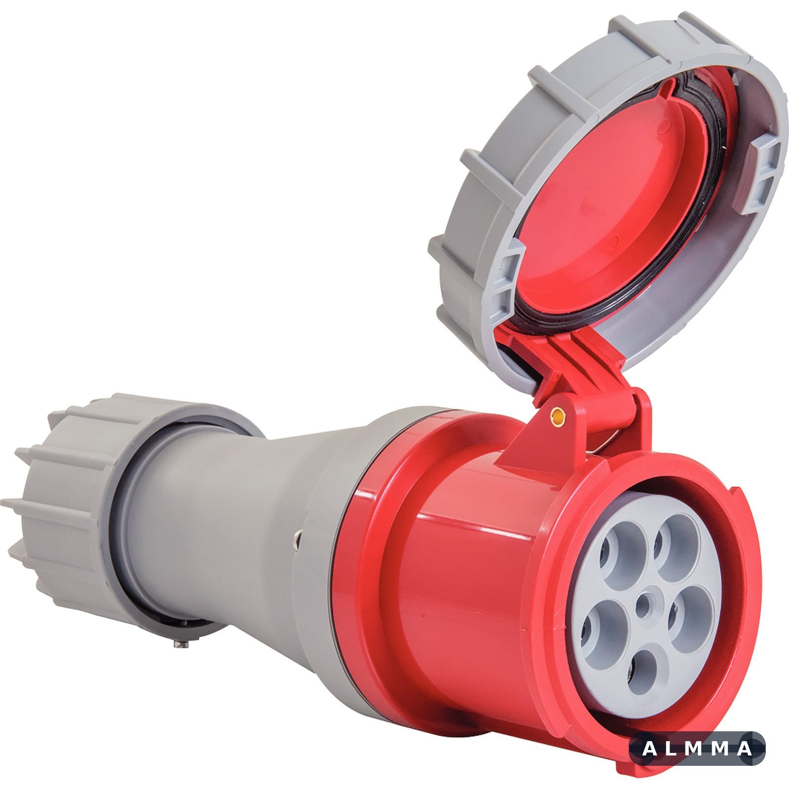 Tomada de Acoplamento Industrial 3P+N+T 125 A 380-415 Vca 6 H Tramontina 1 UNIDADES EMB.MINIMA