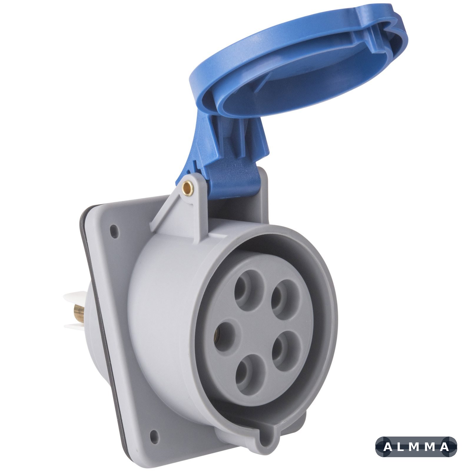 Tomada de Embutir Tramontina 3P+N+T 32 A 220-250 V 09h IP44 60 UNIDADES EMB.MINIMA