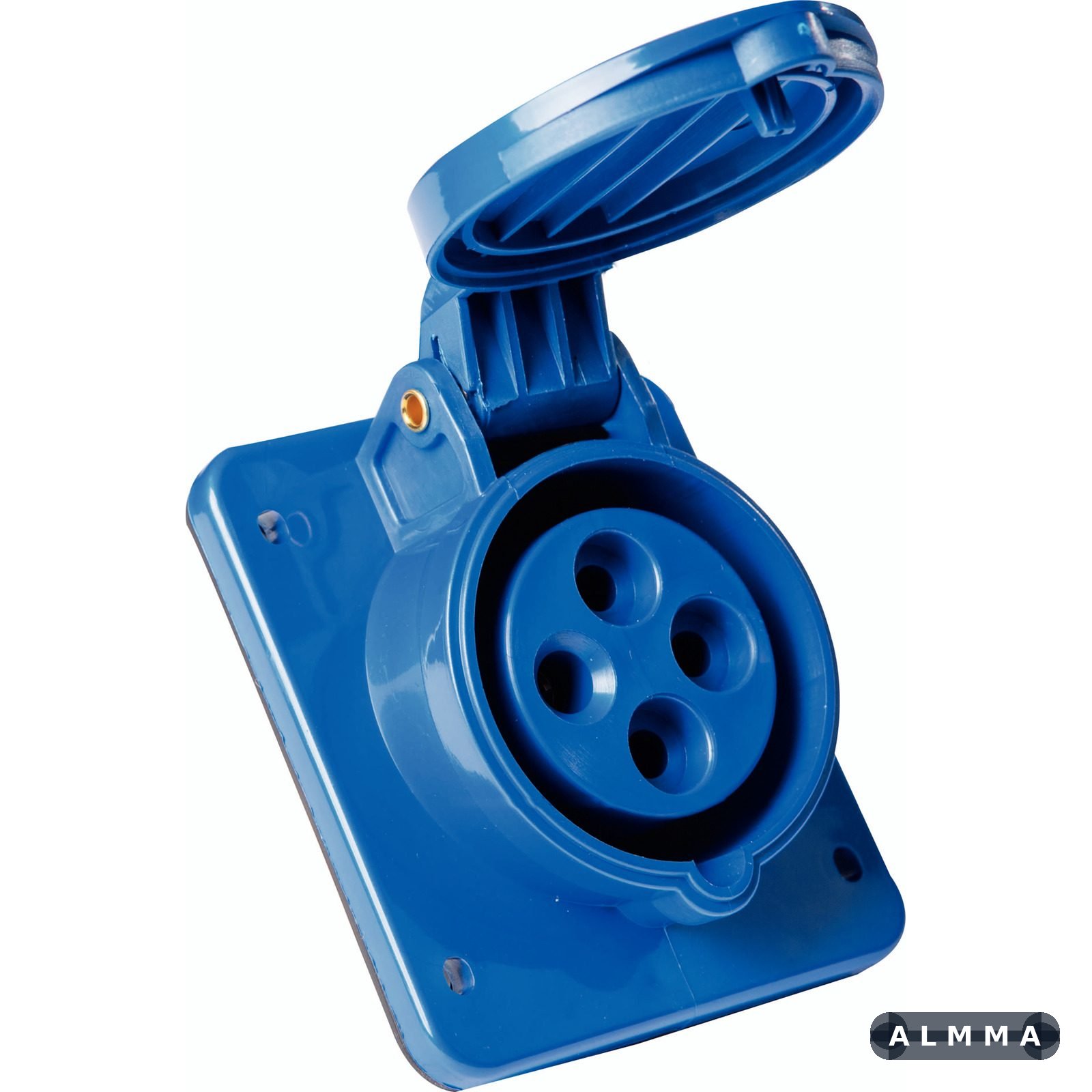 Tomada de Embutir Industrial 3P+T 16 A 220-250 Vca 9 H Tramontina 10 UNIDADES EMB.MINIMA