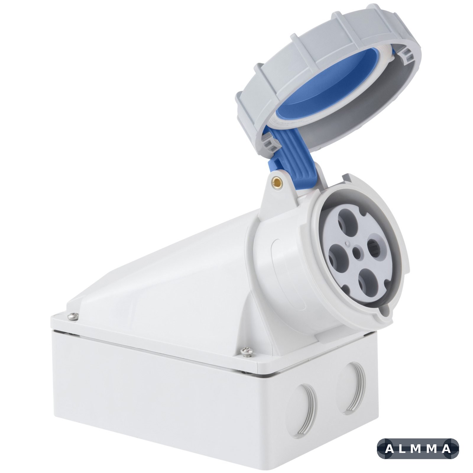 Tomada de Sobrepor Tramontina 3P+T 63 A 220-250 V 09h IP67 10 UNIDADES EMB.MINIMA