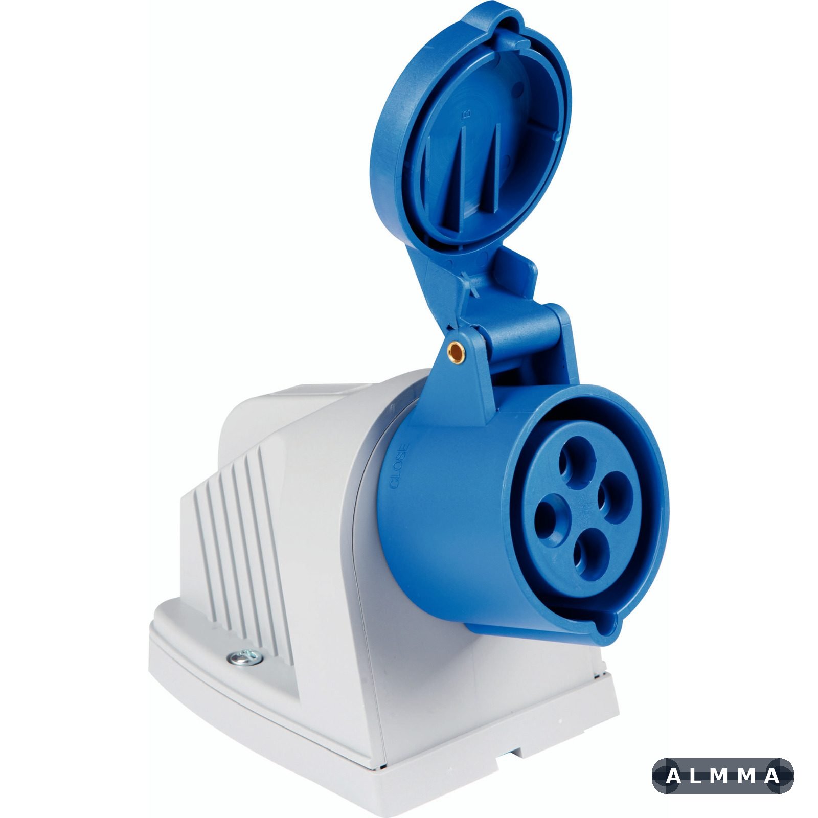 Tomada de Sobrepor Industrial 3P+T 16 A 220-250 Vca 9 H Tramontina 10 UNIDADES EMB.MINIMA