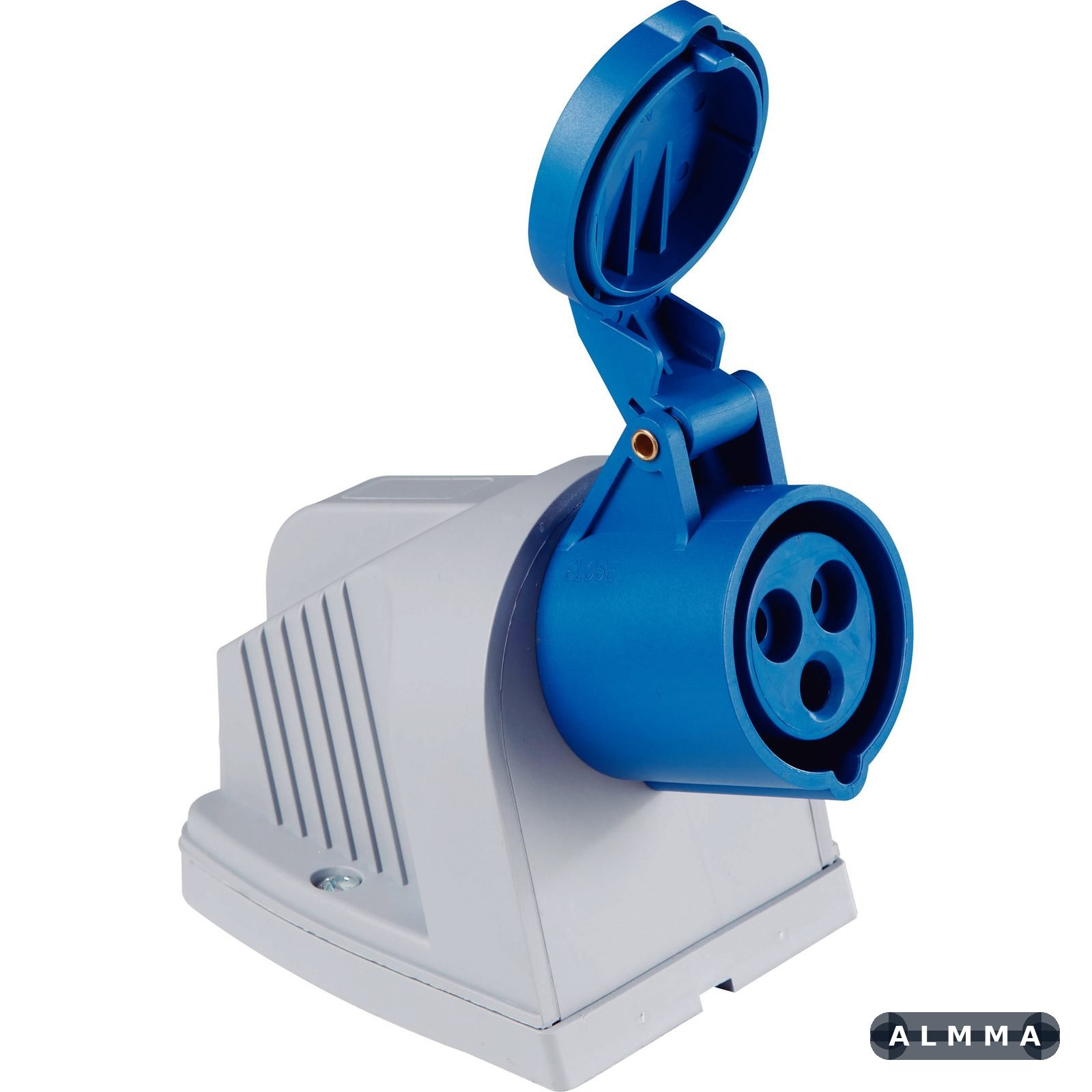 Tomada de Sobrepor Industrial 2P+T 32 A 220-250 Vca 6 H Tramontina 10 UNIDADES EMB.MINIMA