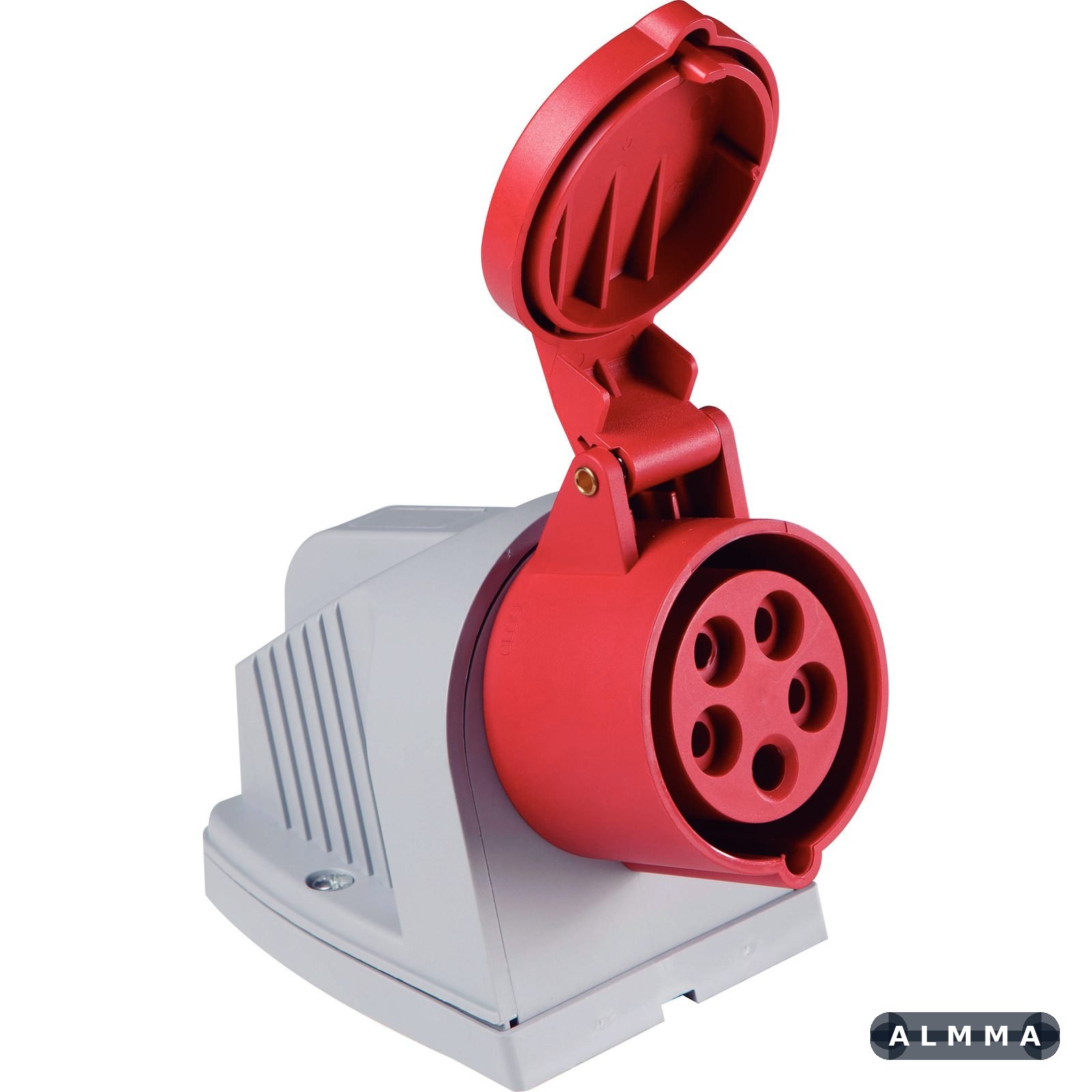 Tomada de Sobrepor Industrial 3P+N+T 32 A 380-415 Vca 6 H Tramontina 10 UNIDADES EMB.MINIMA