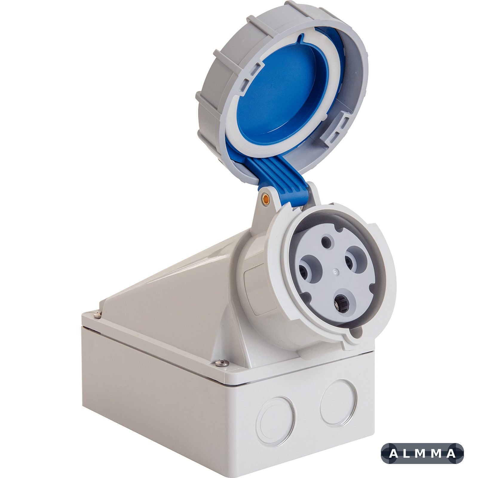 Tomada de Sobrepor Industrial 2P+T 63 A 220-250 Vca 6 H Tramontina 1 UNIDADES EMB.MINIMA