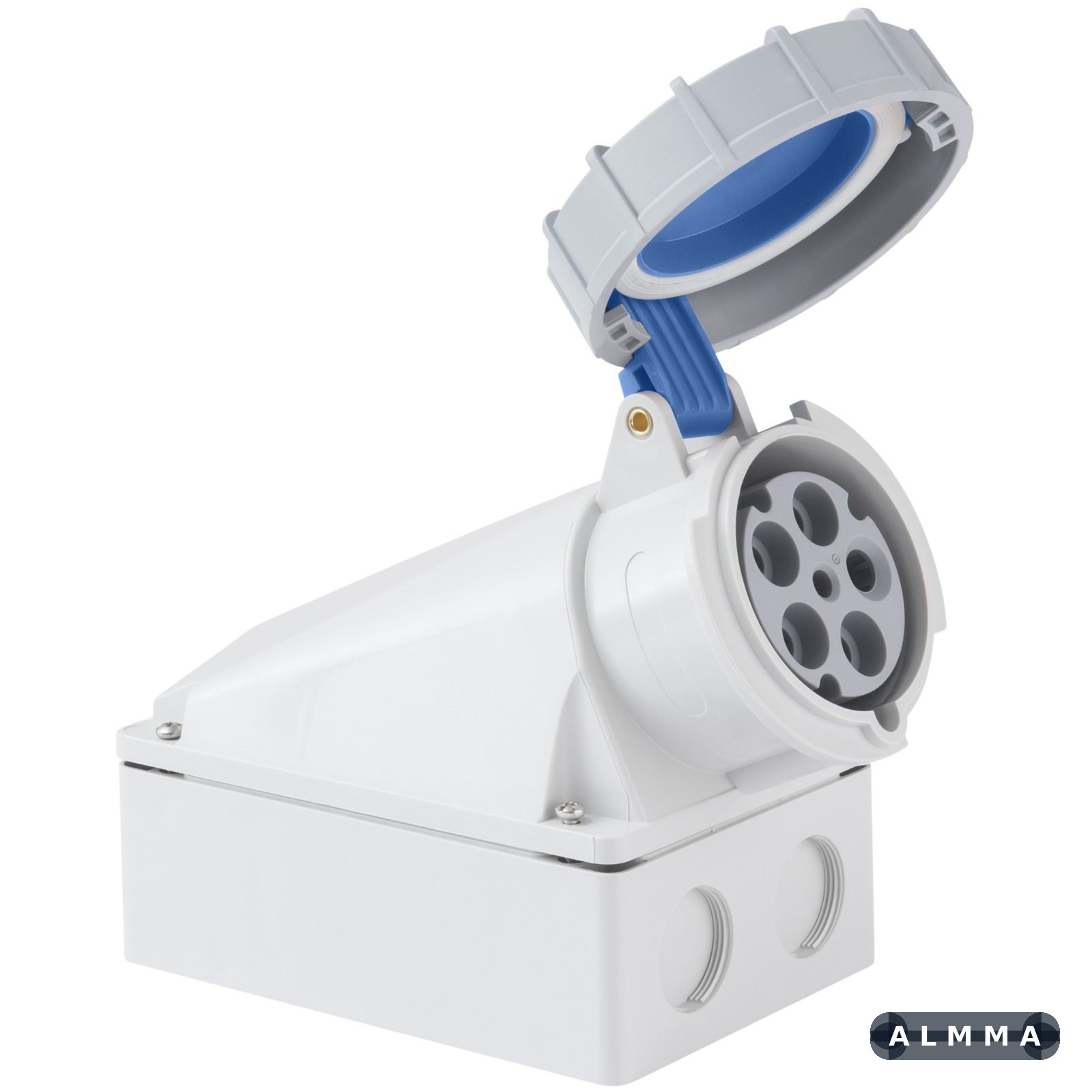 Tomada de Sobrepor Tramontina 3P+N+T 63 A 220-250 V 09h IP67 10 UNIDADES EMB.MINIMA