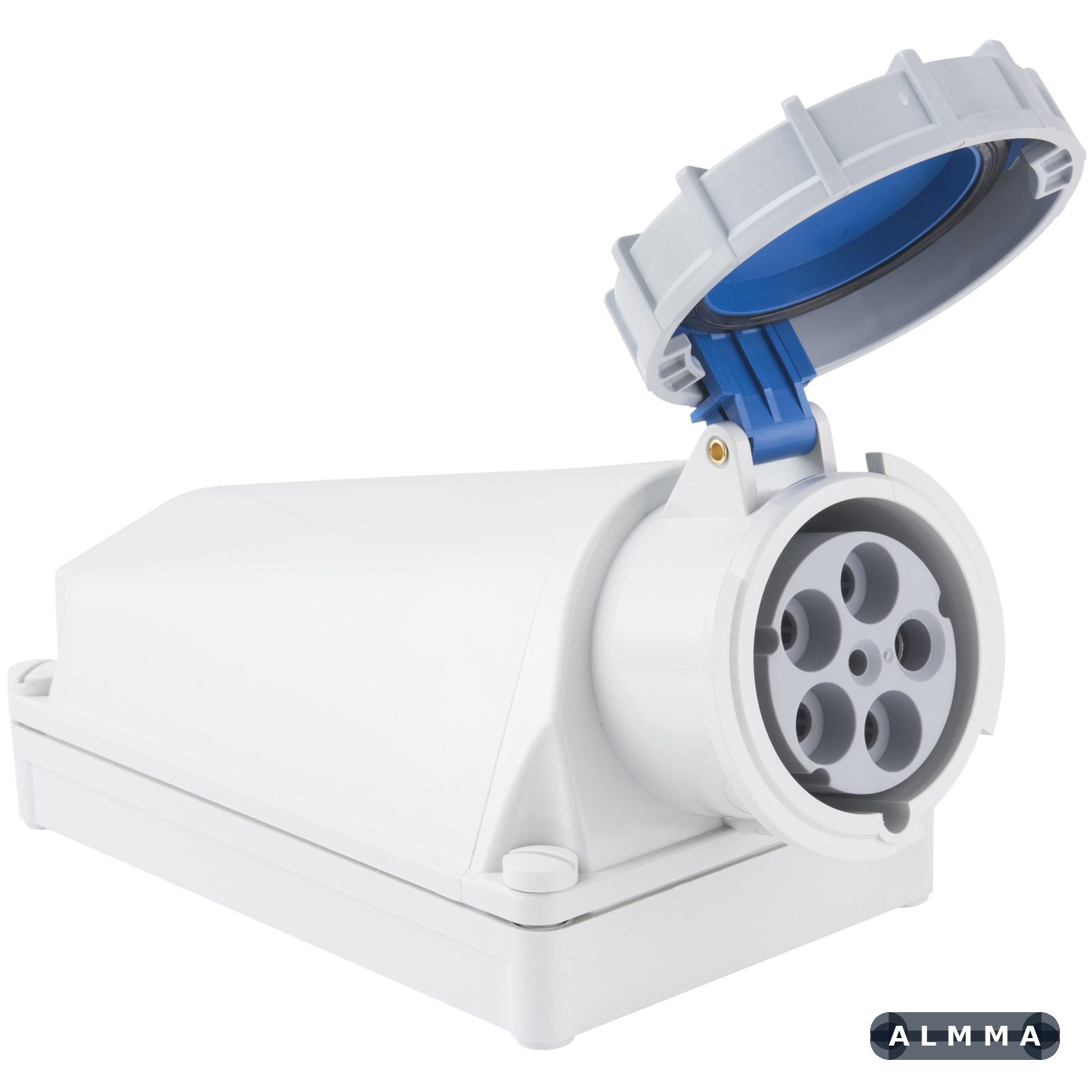 Tomada de Sobrepor Tramontina 3P+N+T 125 A 220-250 V 09h IP67 6 UNIDADES EMB.MINIMA