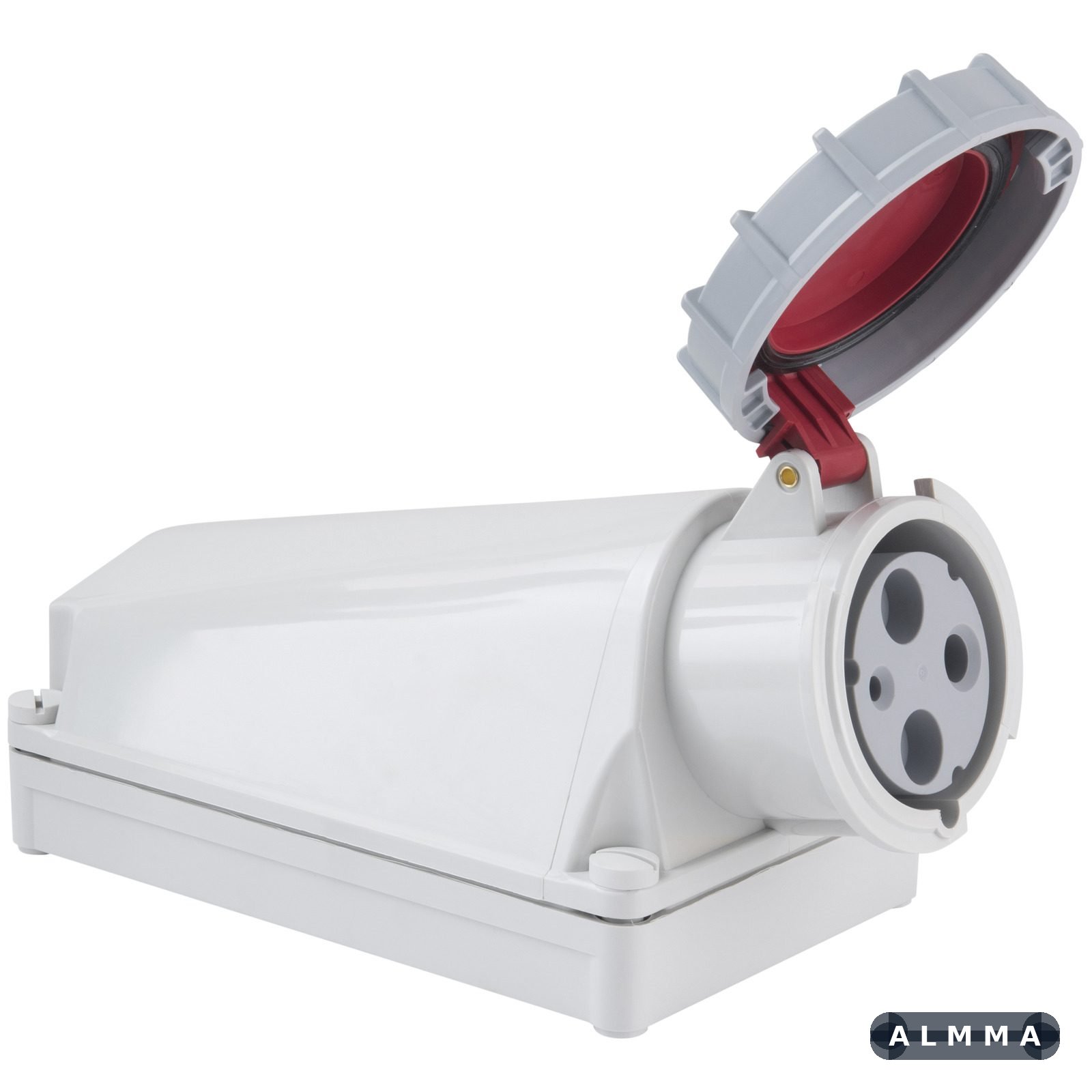 Tomada de Sobrepor Tramontina 2P+T 125 A 380-415 V 06h IP67 6 UNIDADES EMB.MINIMA