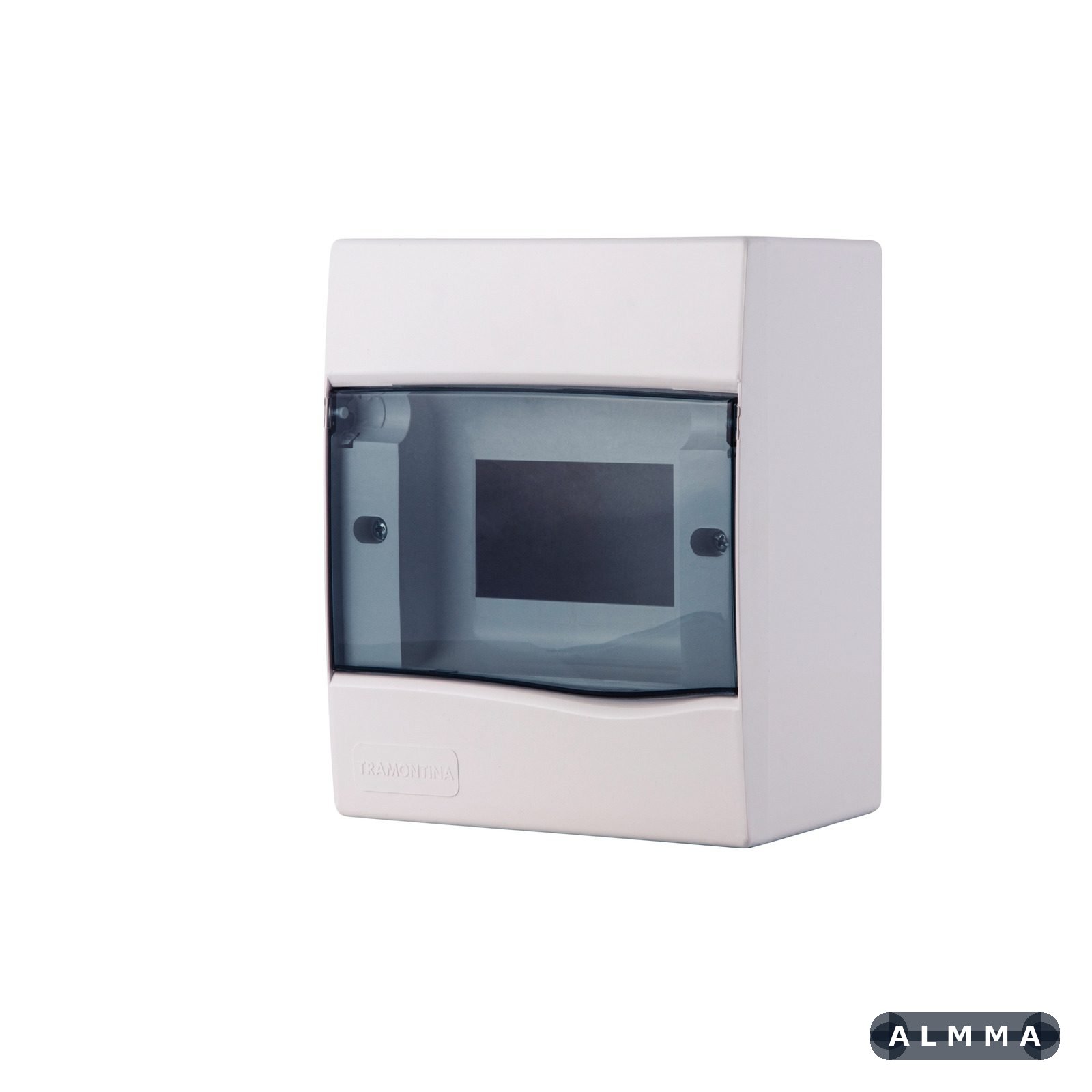 Quadro de Distribuição de Sobrepor 5 DIN ou 3 NEMA Tramontina com Porta Transparente 10 UNIDADES EMB.MINIMA