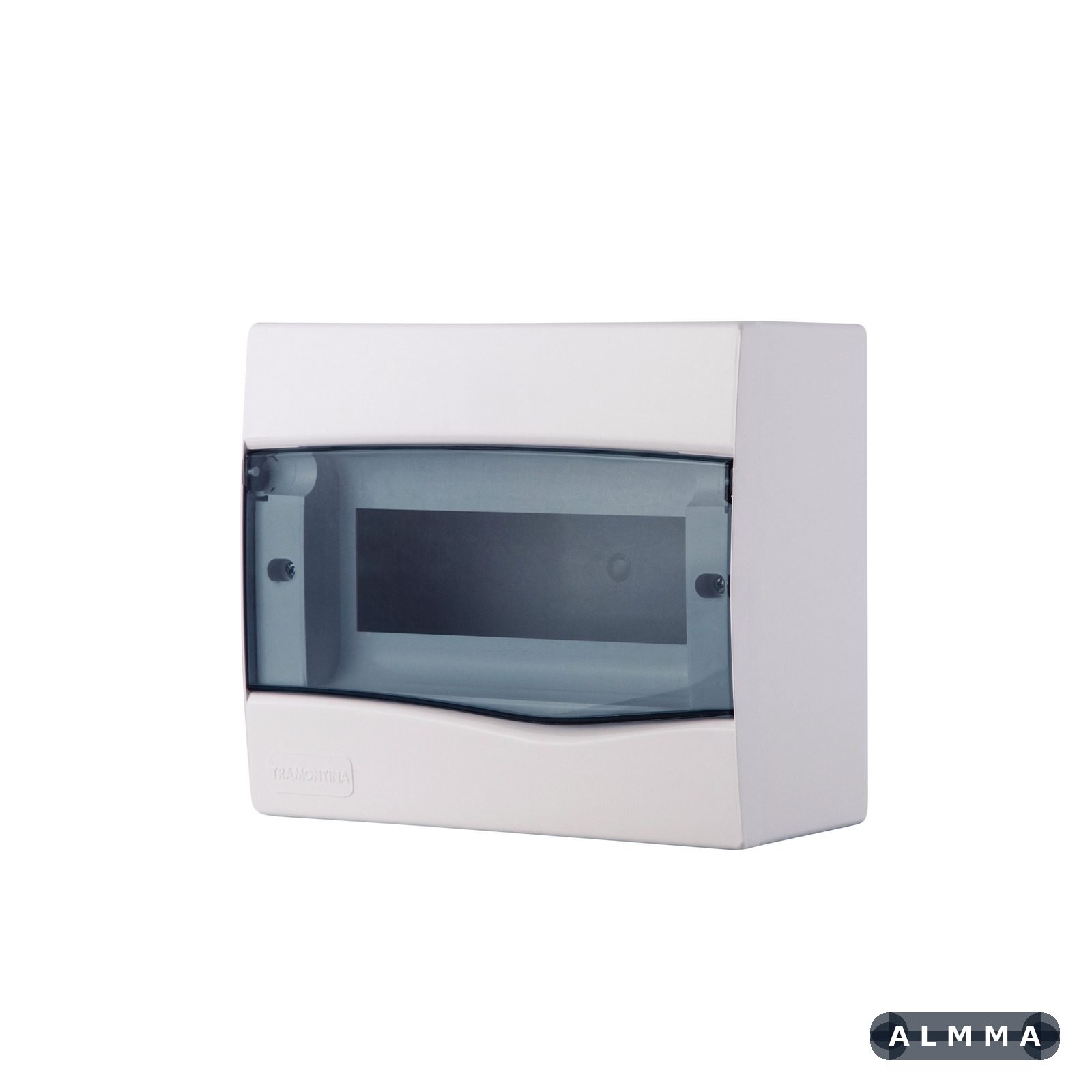 Quadro de Distribuição de Sobrepor 9 DIN ou 6 NEMA Tramontina com Porta Transparente 10 UNIDADES EMB.MINIMA