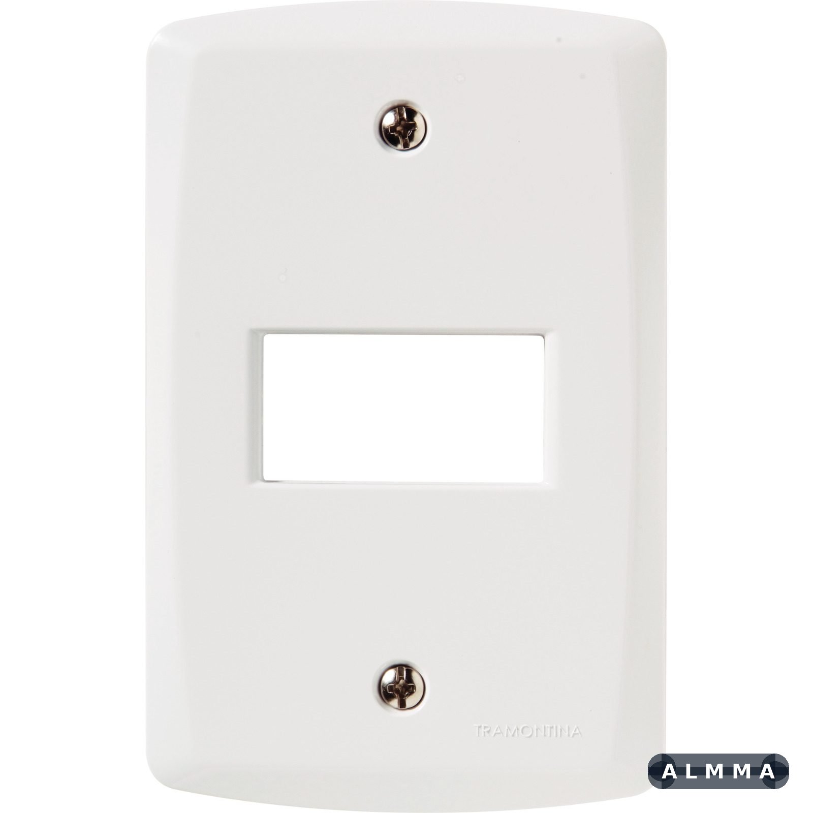 Placa Horizontal 1 Posto 4x2 Tramontina Lux² Branca 20 UNIDADES EMB.MINIMA