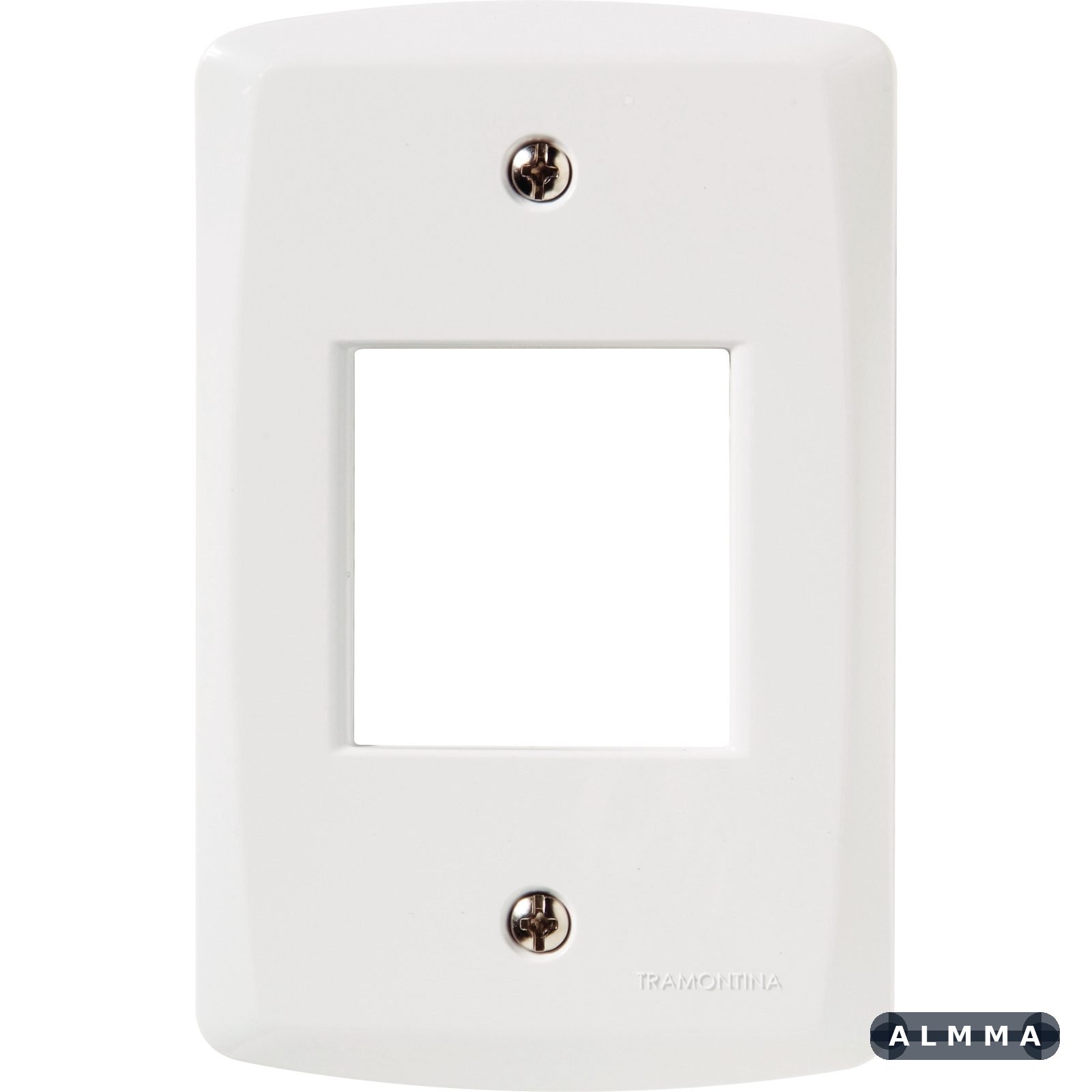 Placa 2 Postos Juntos 4x2 Tramontina Lux² Branca 20 UNIDADES EMB.MINIMA