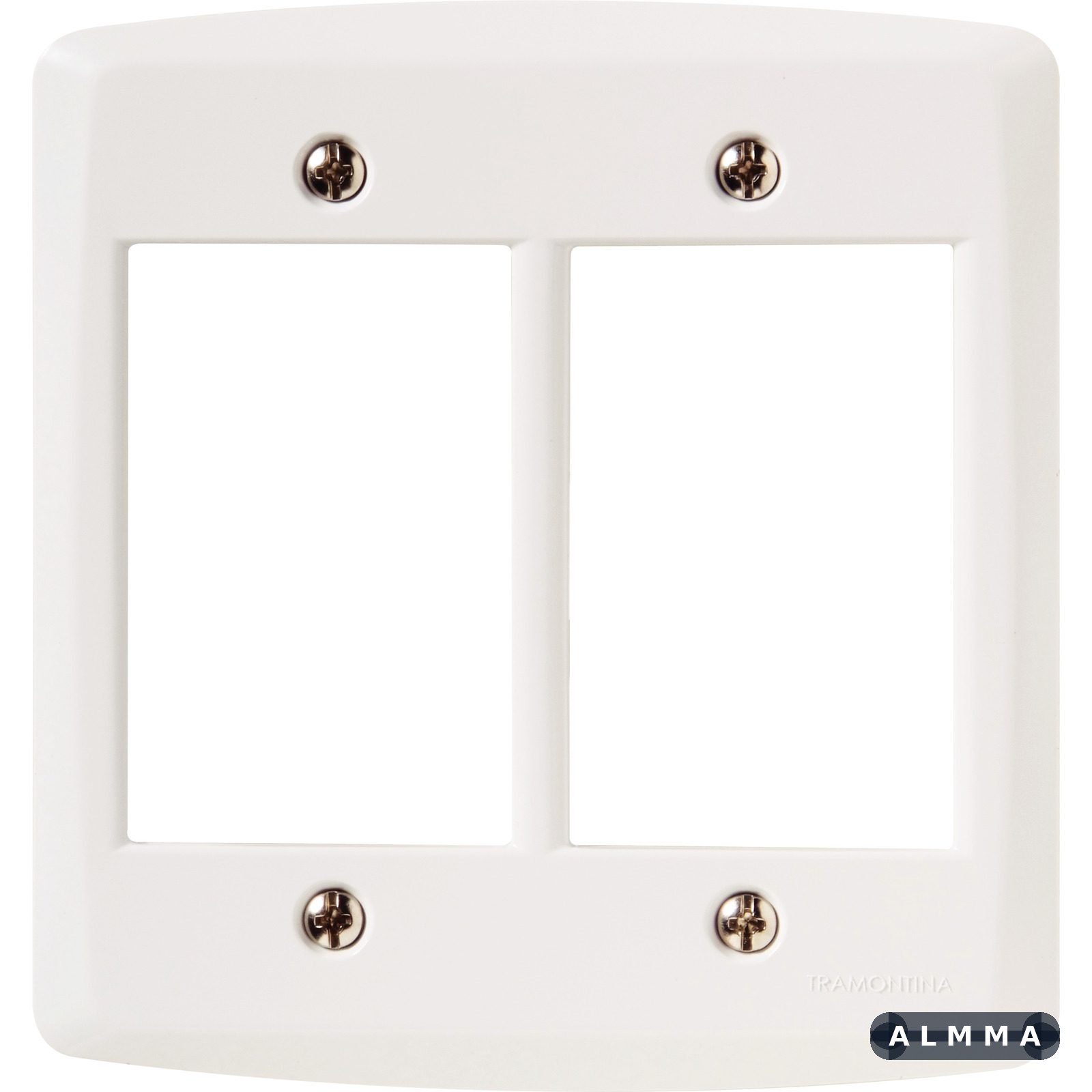 Placa 6 Postos 4x4 Tramontina Lux² Branca 20 UNIDADES EMB.MINIMA