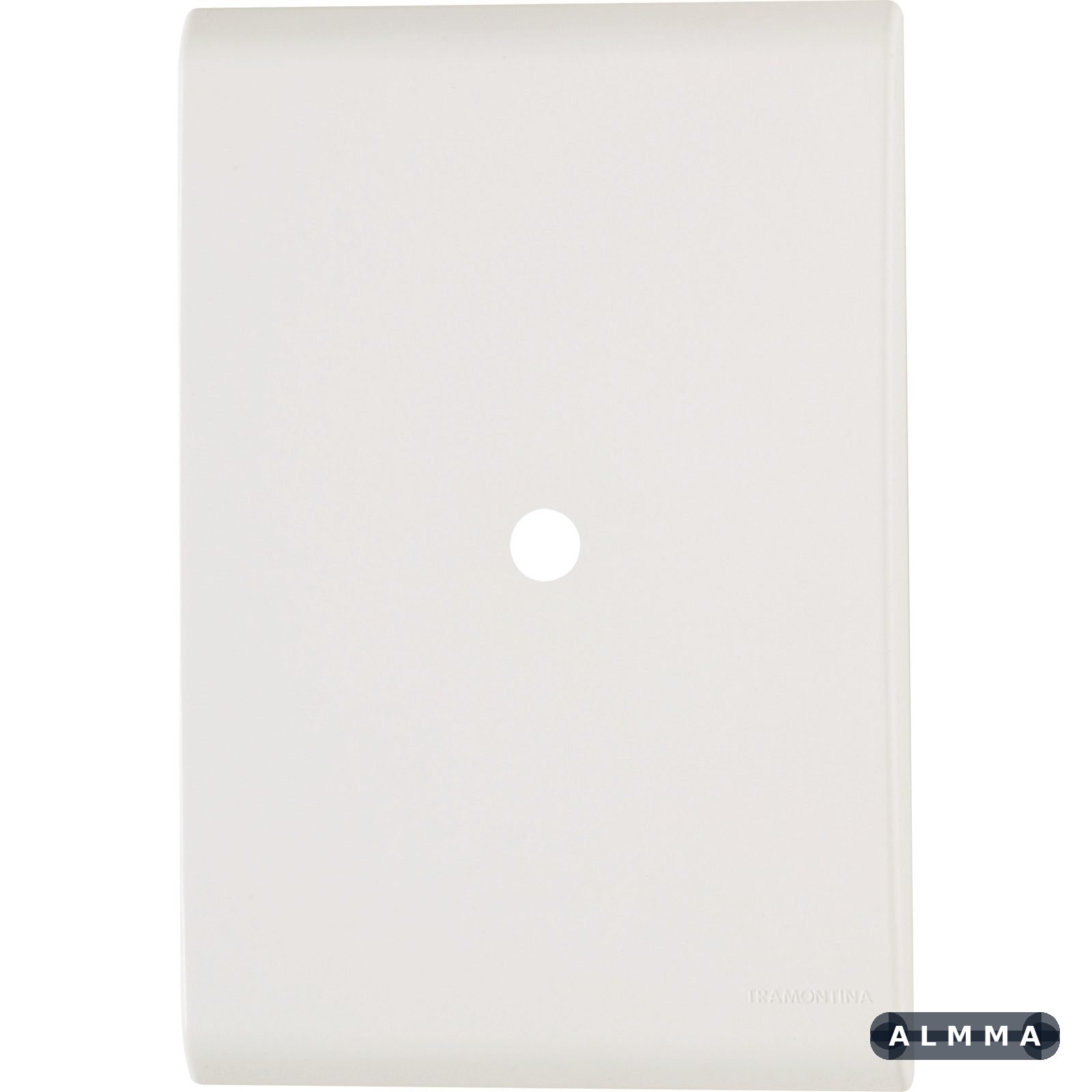 Placa com 1 Furo 9,5 mm 4x2 Tramontina Liz Branca 20 UNIDADES EMB.MINIMA