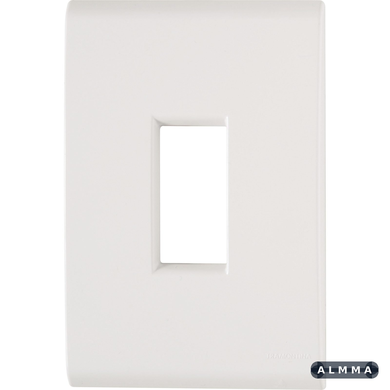 Placa 1 Posto Vertical 4x2 Tramontina Liz Branca 20 UNIDADES EMB.MINIMA