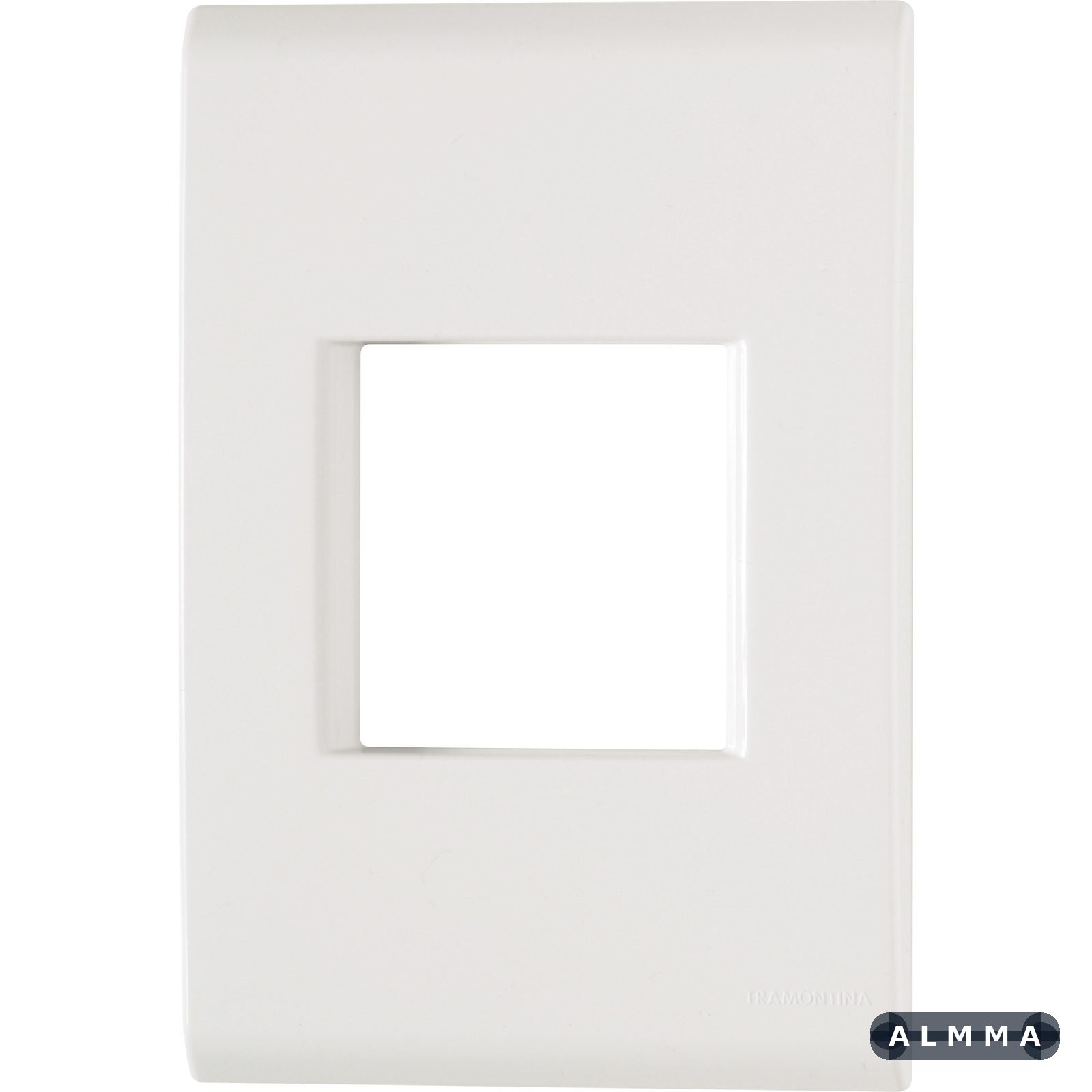 Placa 2 Postos Juntos 4x2 Tramontina Liz Branca 20 UNIDADES EMB.MINIMA