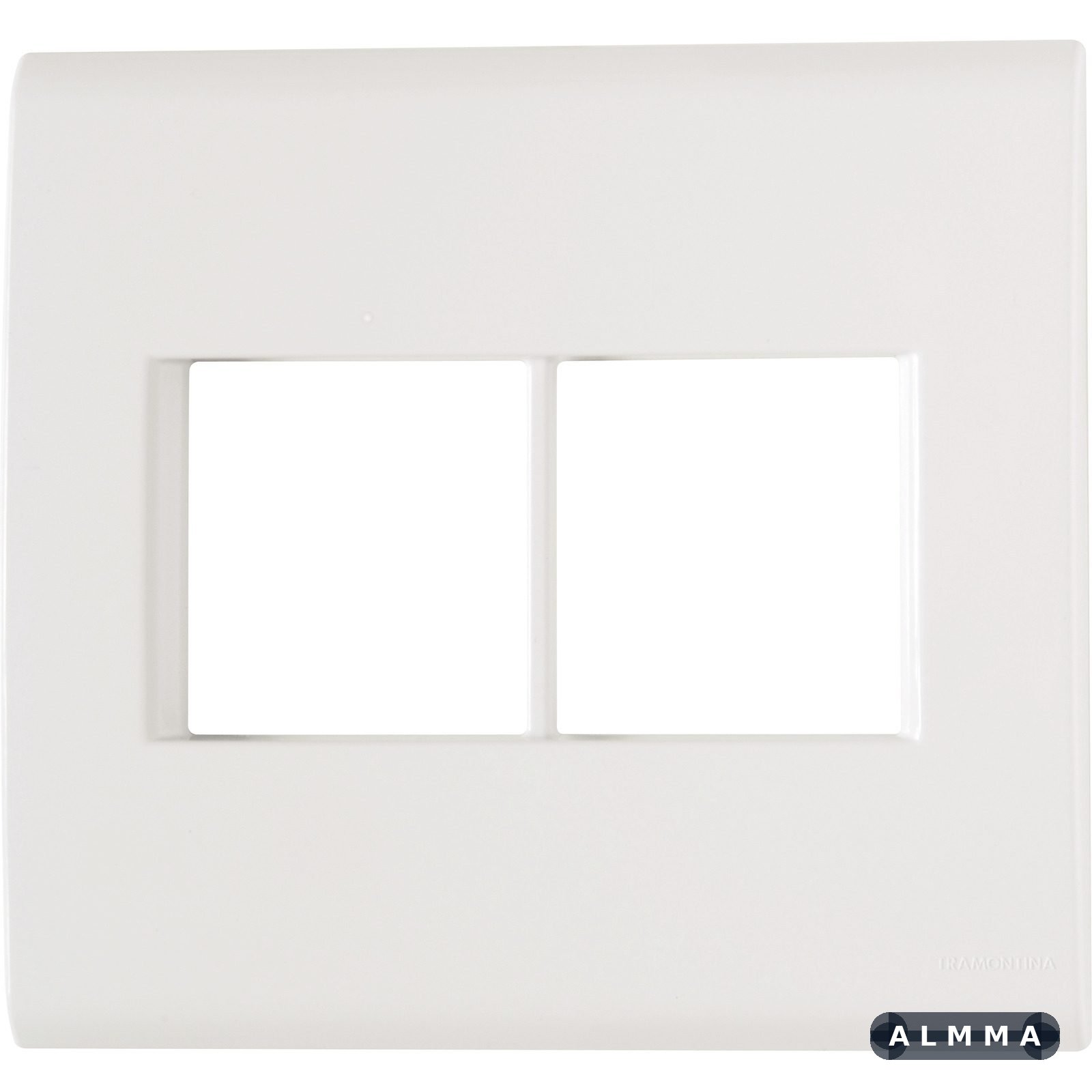 Placa 4 Postos 4x4 Tramontina Liz Branca 20 UNIDADES EMB.MINIMA