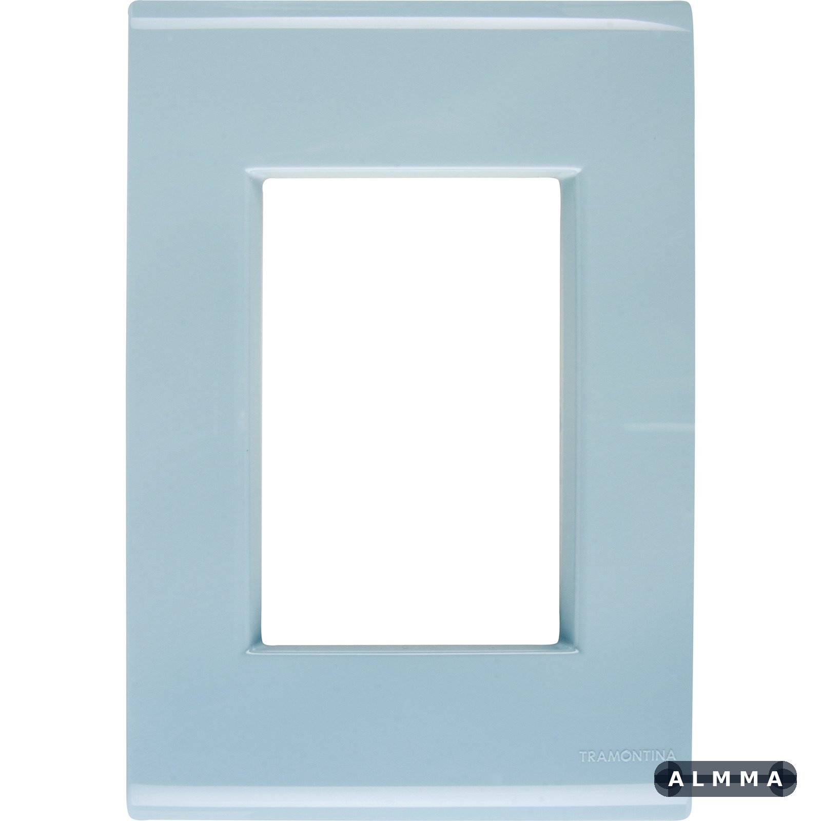 Placa 3 Postos 4x2 Tramontina Liz Azul Jeans 20 UNIDADES EMB.MINIMA