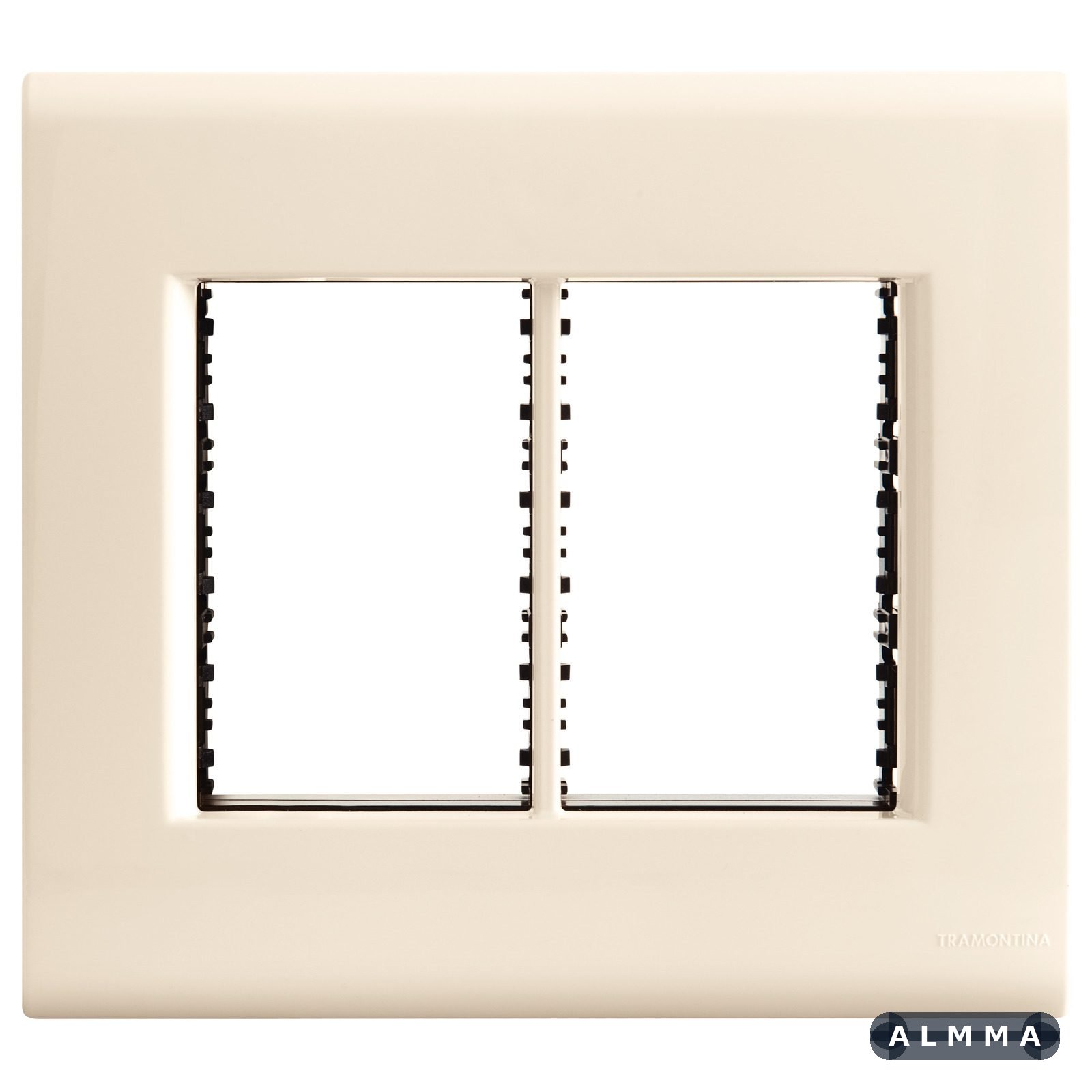 Placa 6 Postos 4x4 Tramontina Liz Bege 20 UNIDADES EMB.MINIMA