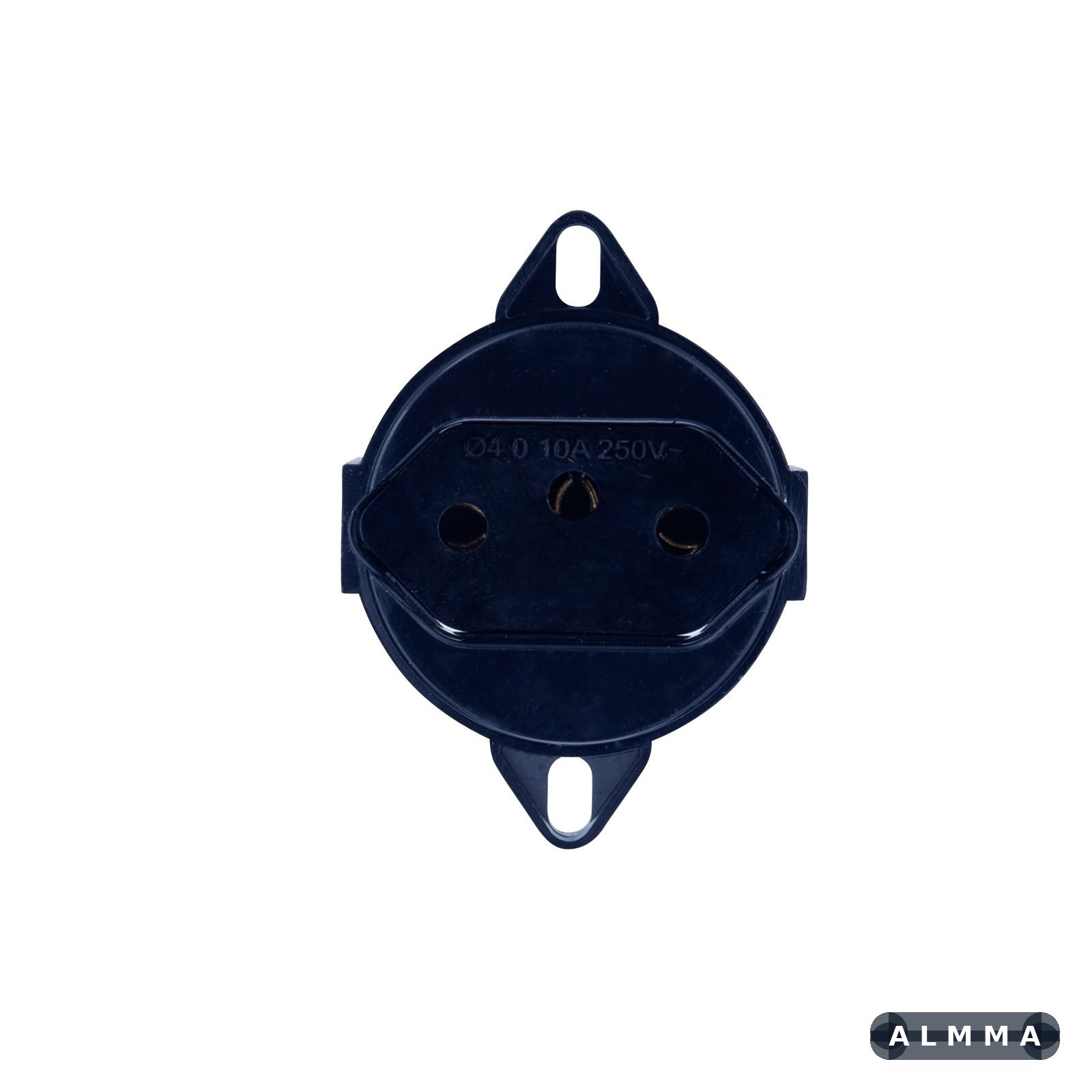 Tomada 2P+T Tramontina 10 A 250 V Preta 20 UNIDADES EMB.MINIMA