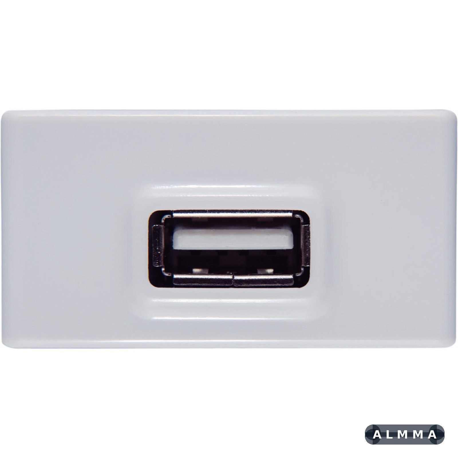 Tomada USB 1 A Bivolt Tramontina Branco 5 UNIDADES EMB.MINIMA