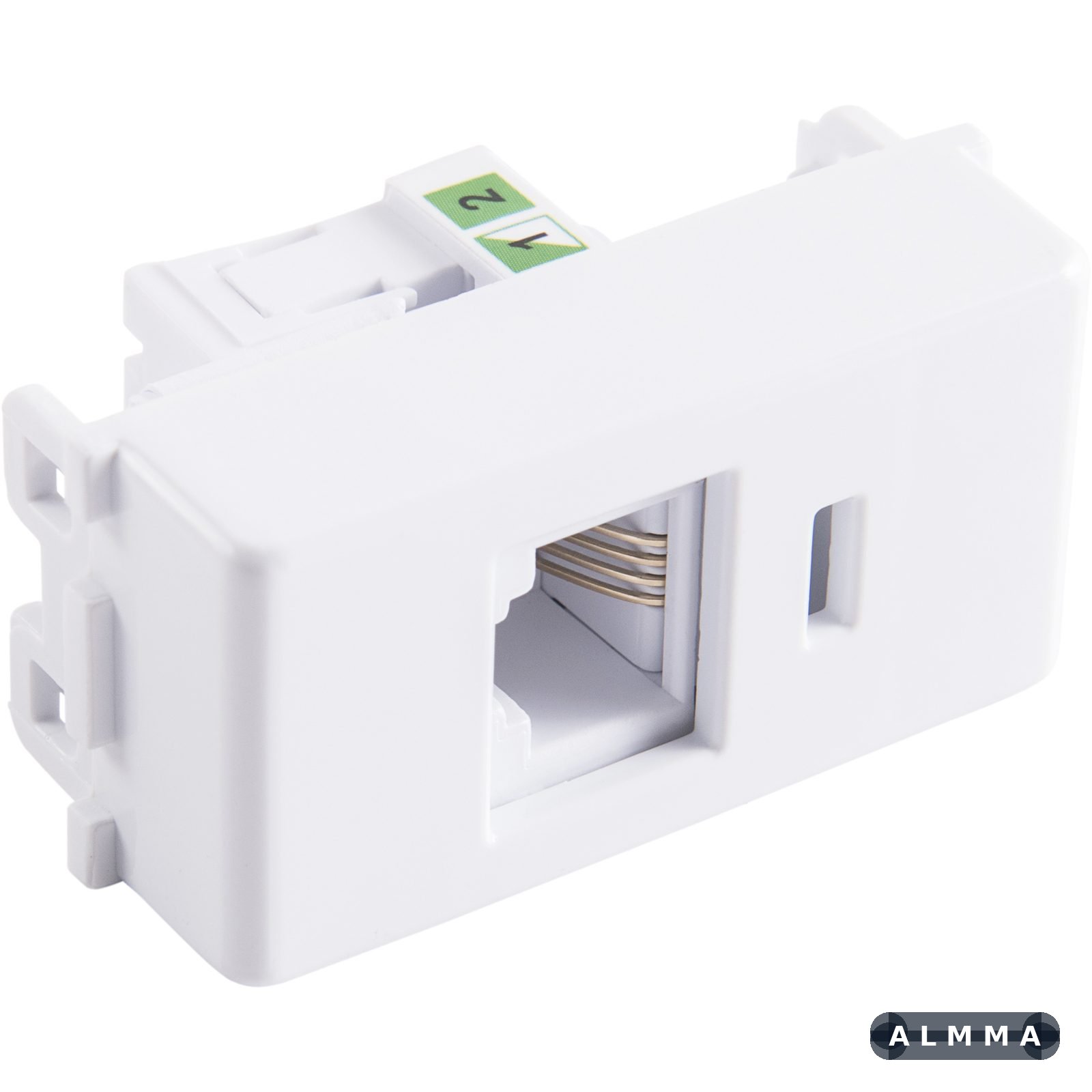 Módulo para Tomada de Telefone RJ 11 Tramontina Branco 10 UNIDADES EMB.MINIMA