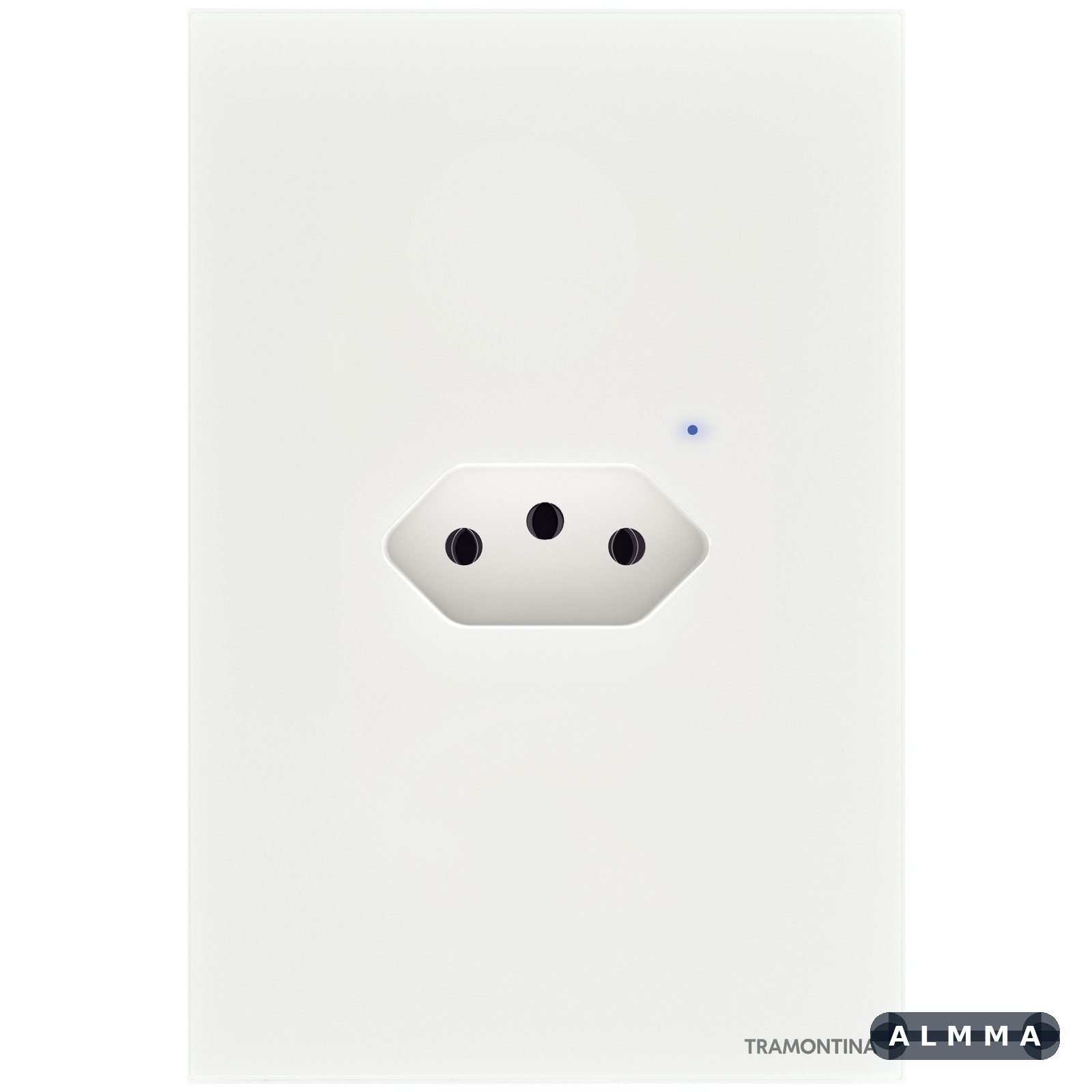 Tomada Onne Smart 2P+T Tramontina 10 A 250 V Branca 1 UNIDADES EMB.MINIMA