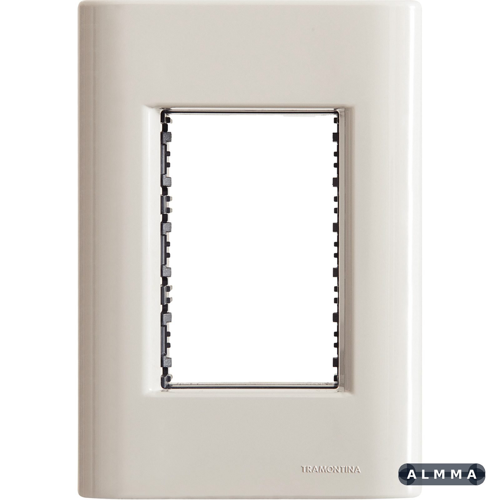 Placa 3 Postos 4x2 Tramontina Giz Fendi com Suporte 20 UNIDADES EMB.MINIMA