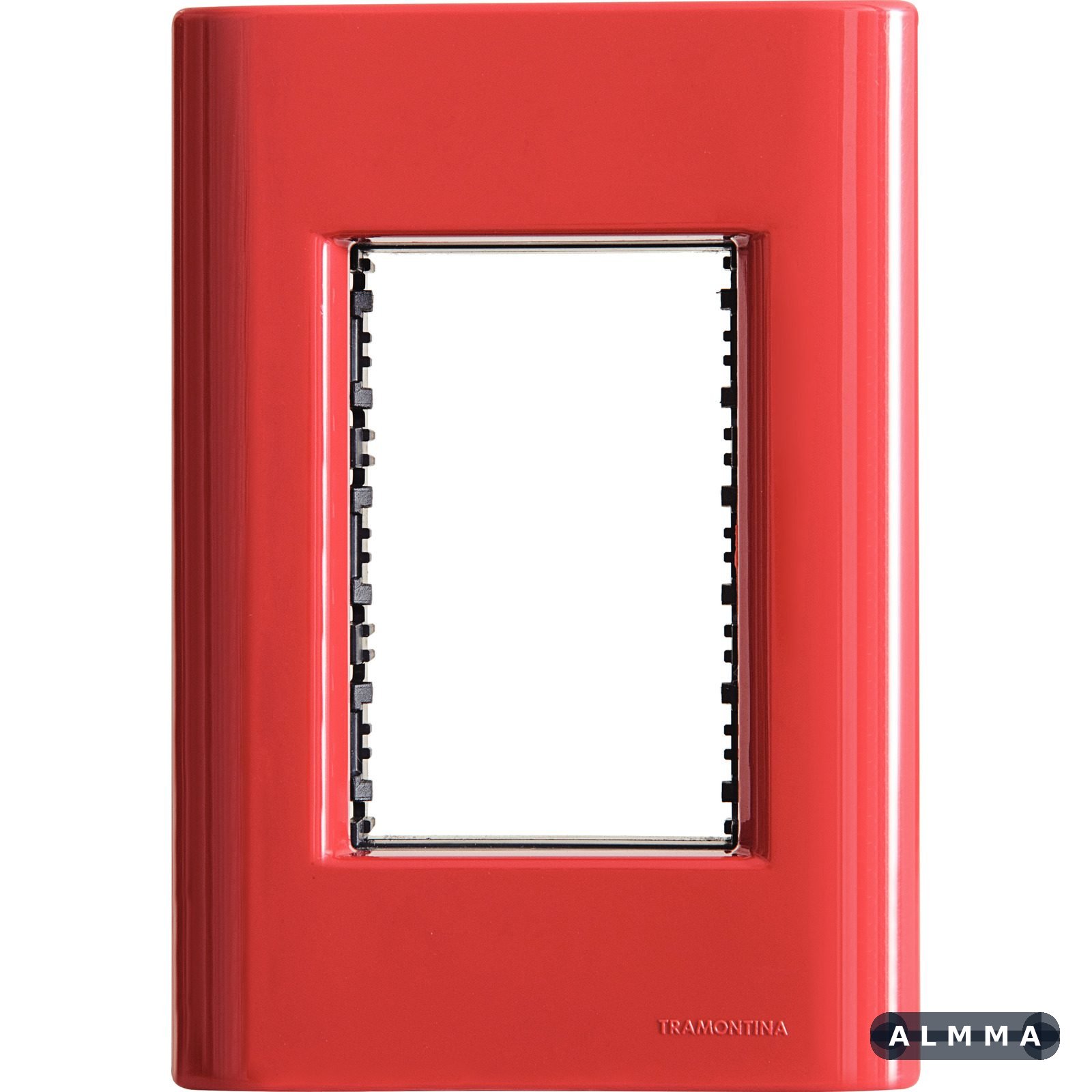 Placa 3 Postos 4x2 Tramontina Giz Napoli com Suporte 20 UNIDADES EMB.MINIMA