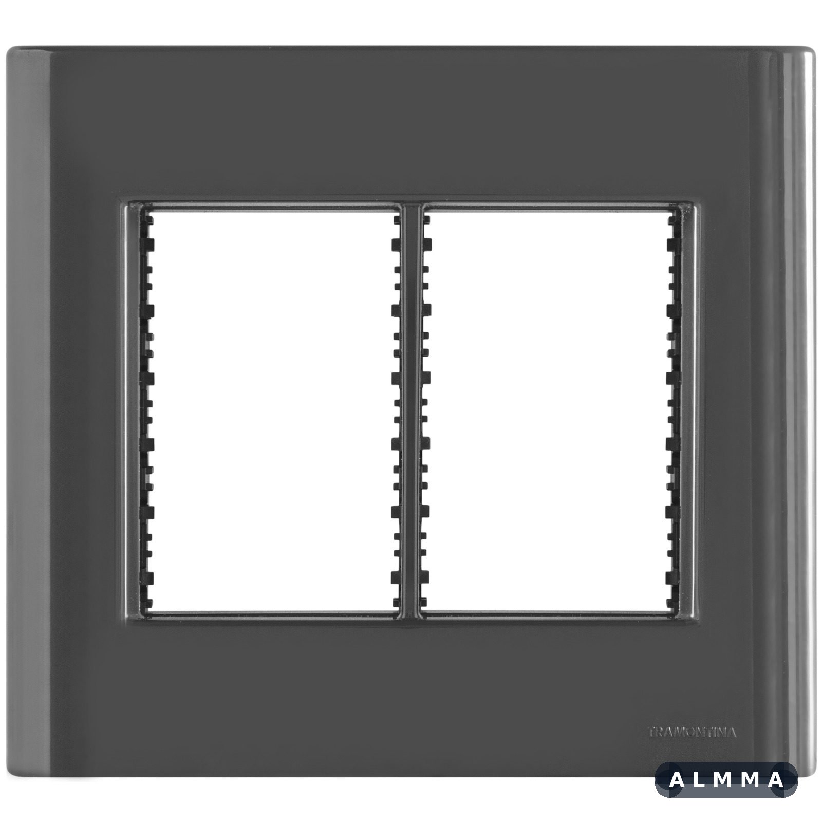 Placa 6 Postos 4x4 Tramontina Giz Grafite com Suporte 20 UNIDADES EMB.MINIMA