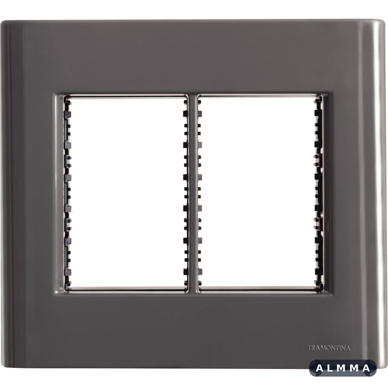 Placa 6 Postos 4x4 Tramontina Giz Titânio com Suporte 20 UNIDADES EMB.MINIMA